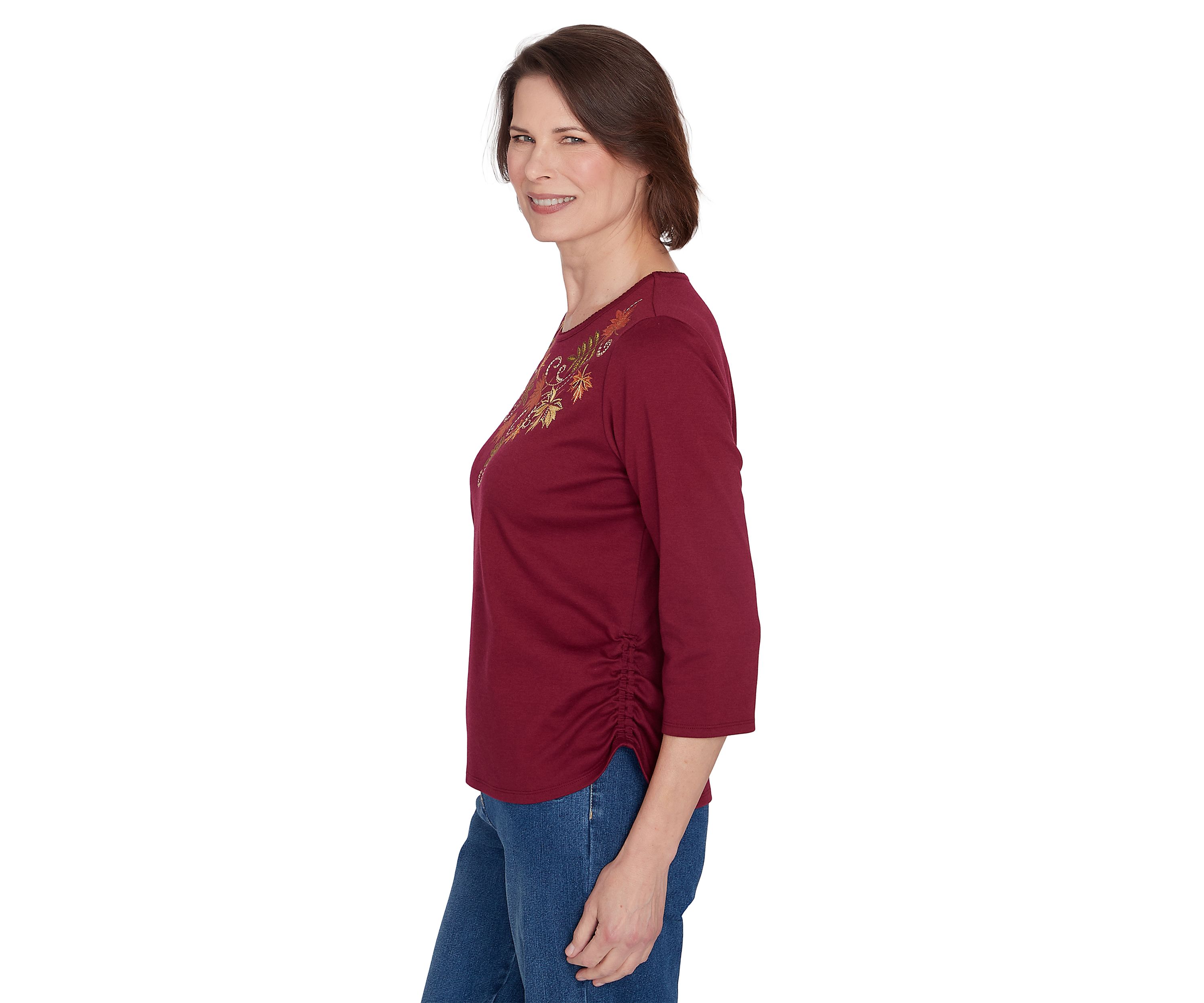 Womens Classics Falling Leaves Top