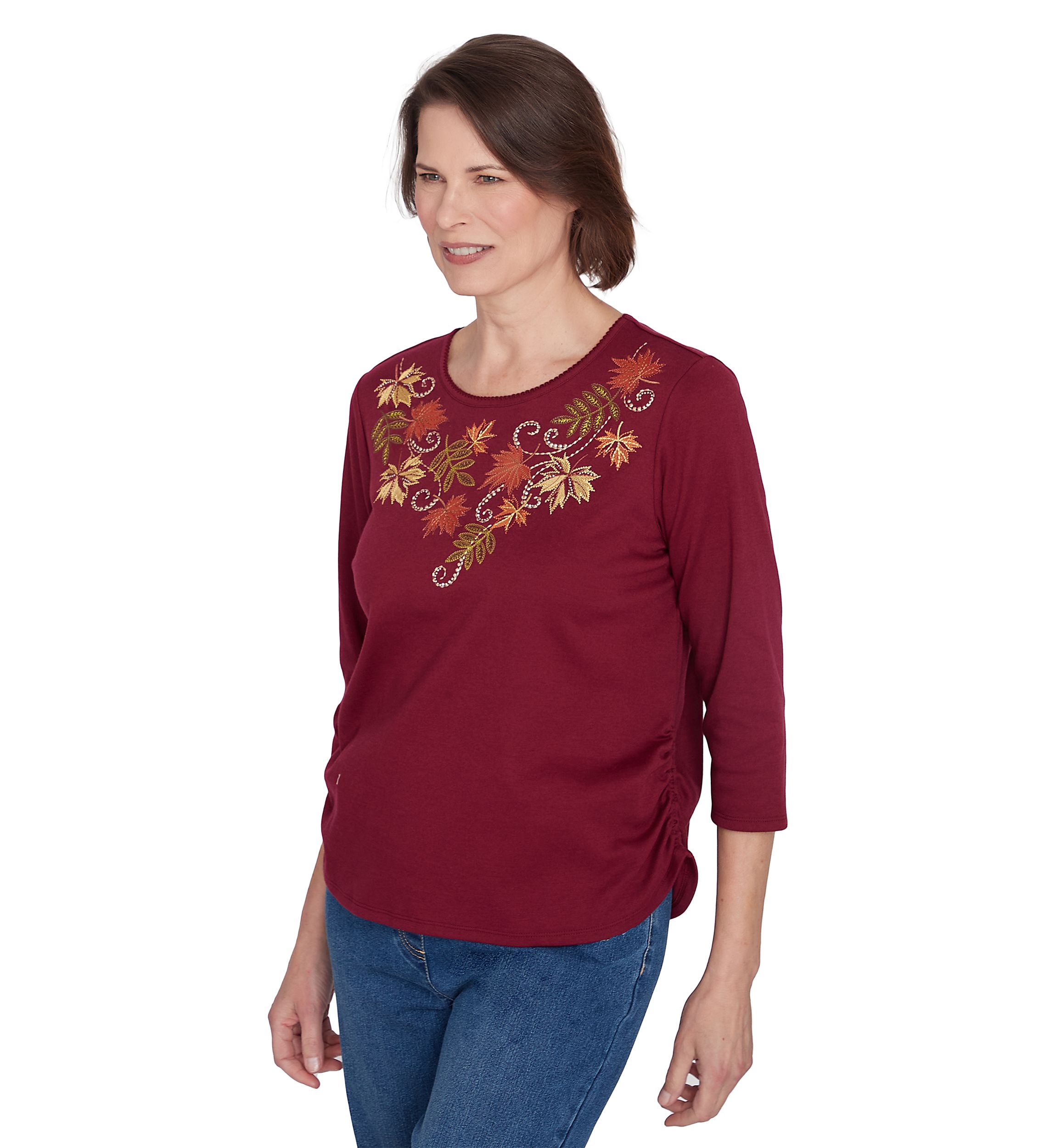 Womens Classics Falling Leaves Top