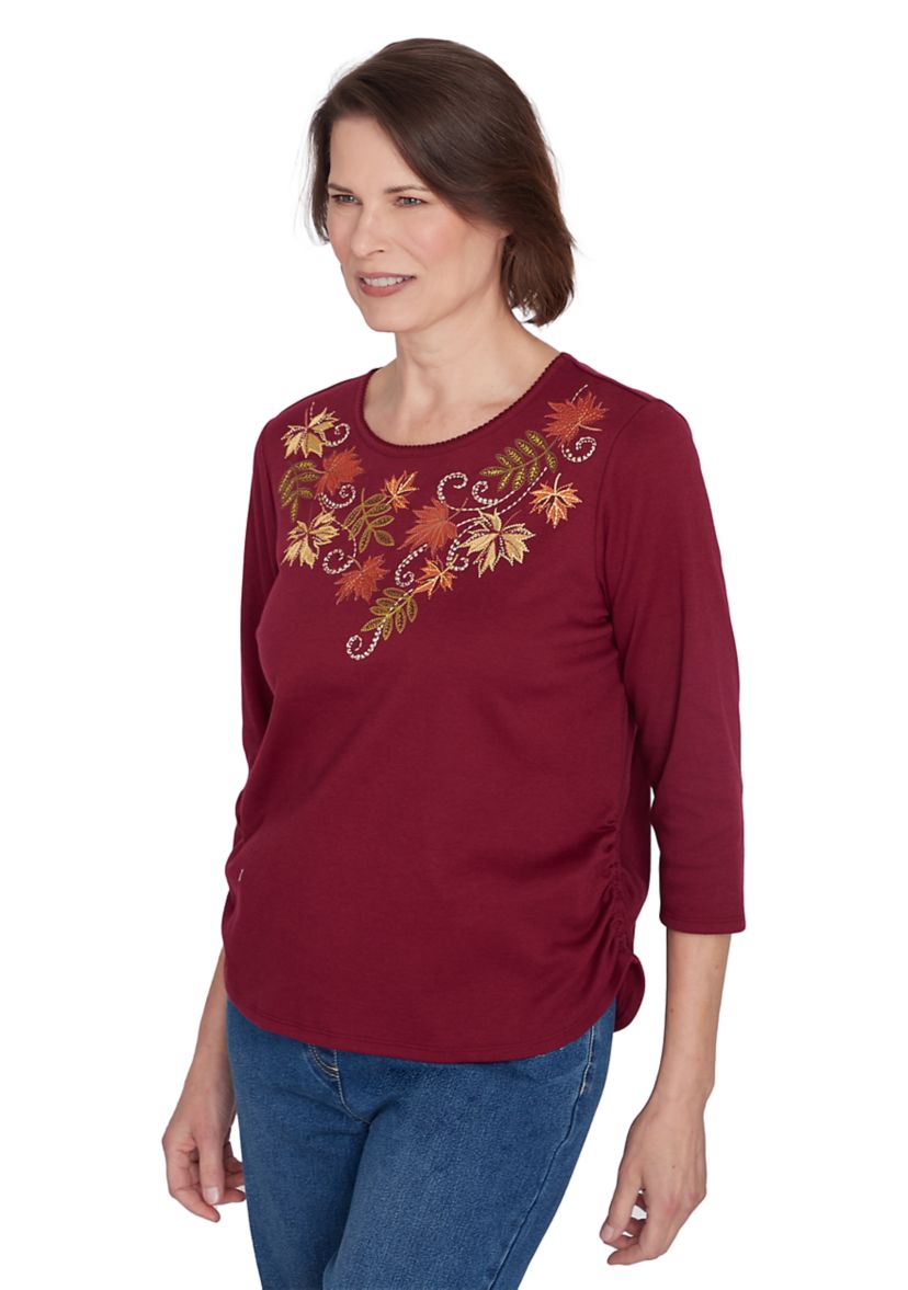 Womens Classics Falling Leaves Top