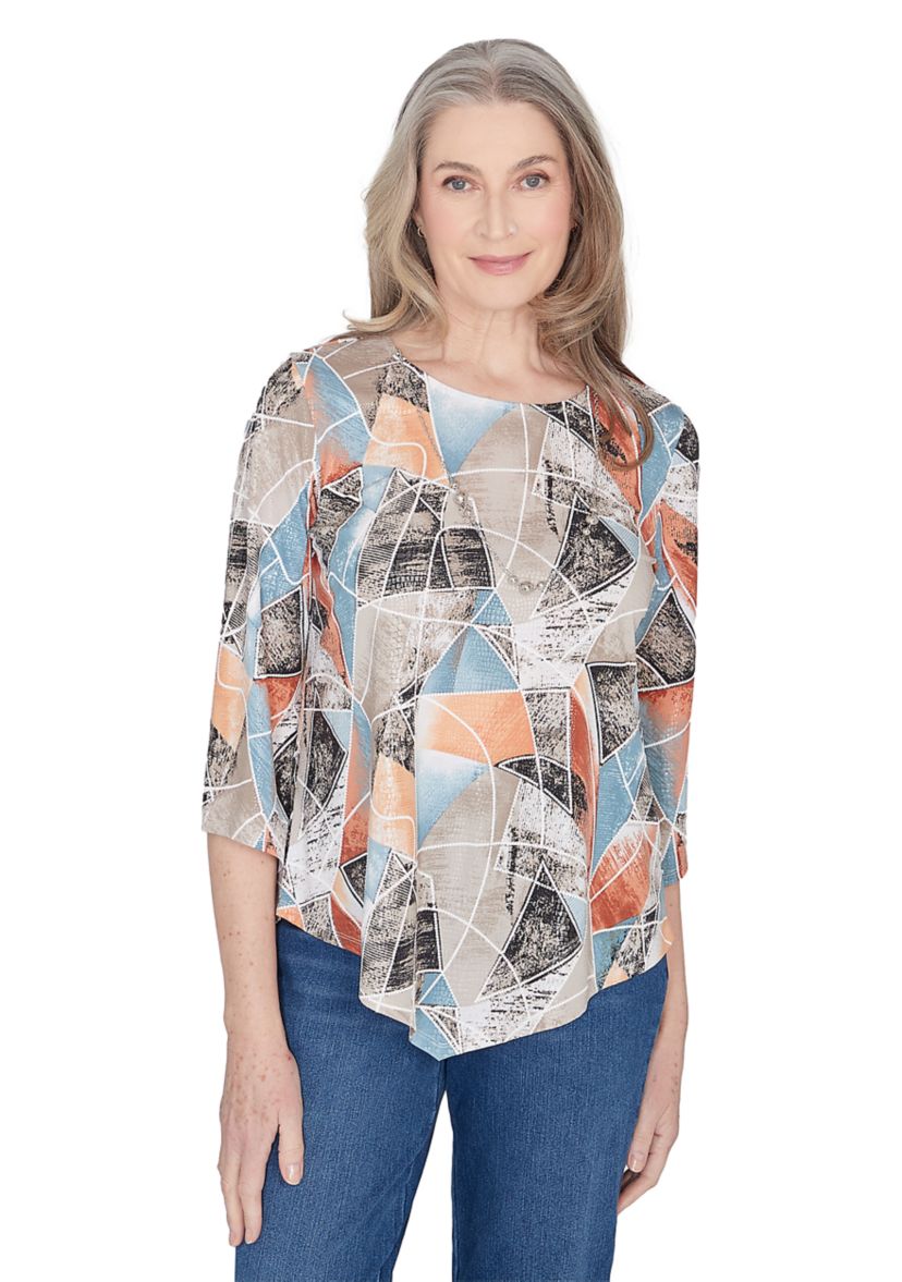 Womens Classics Stained Glass Top