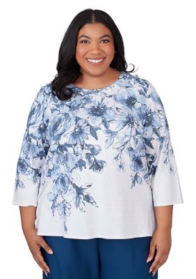 Alfred Dunner Plus Size Tops