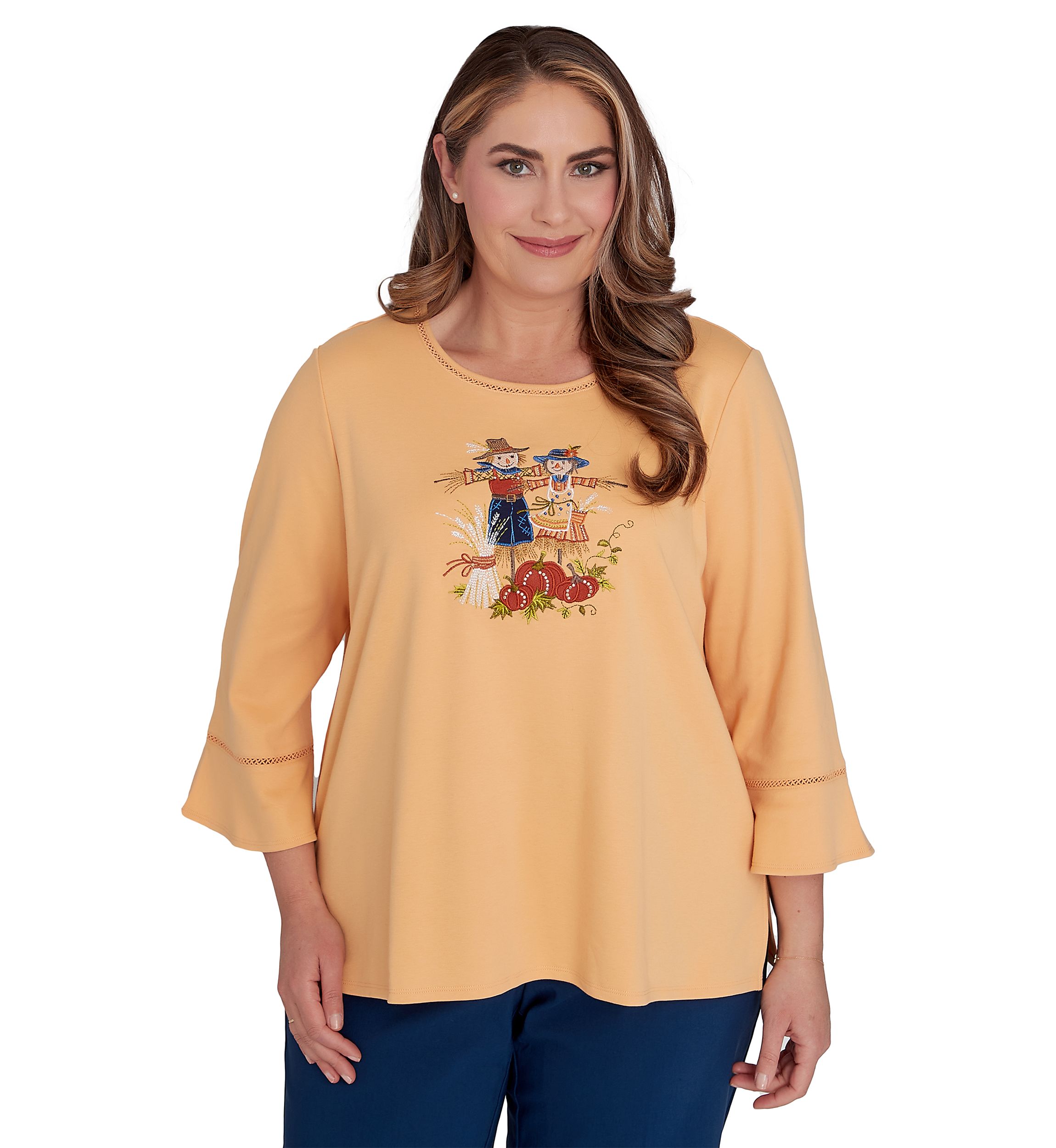 Plus Size Classics Mr. and Mrs. Scarecrow Top