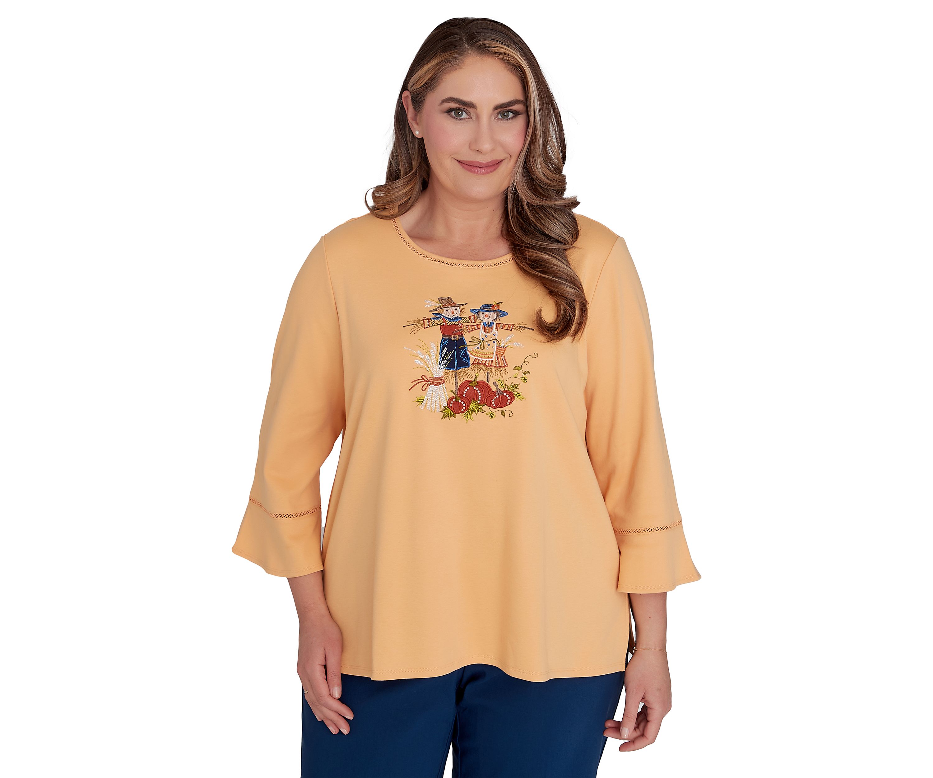 Plus Size Classics Mr. and Mrs. Scarecrow Top