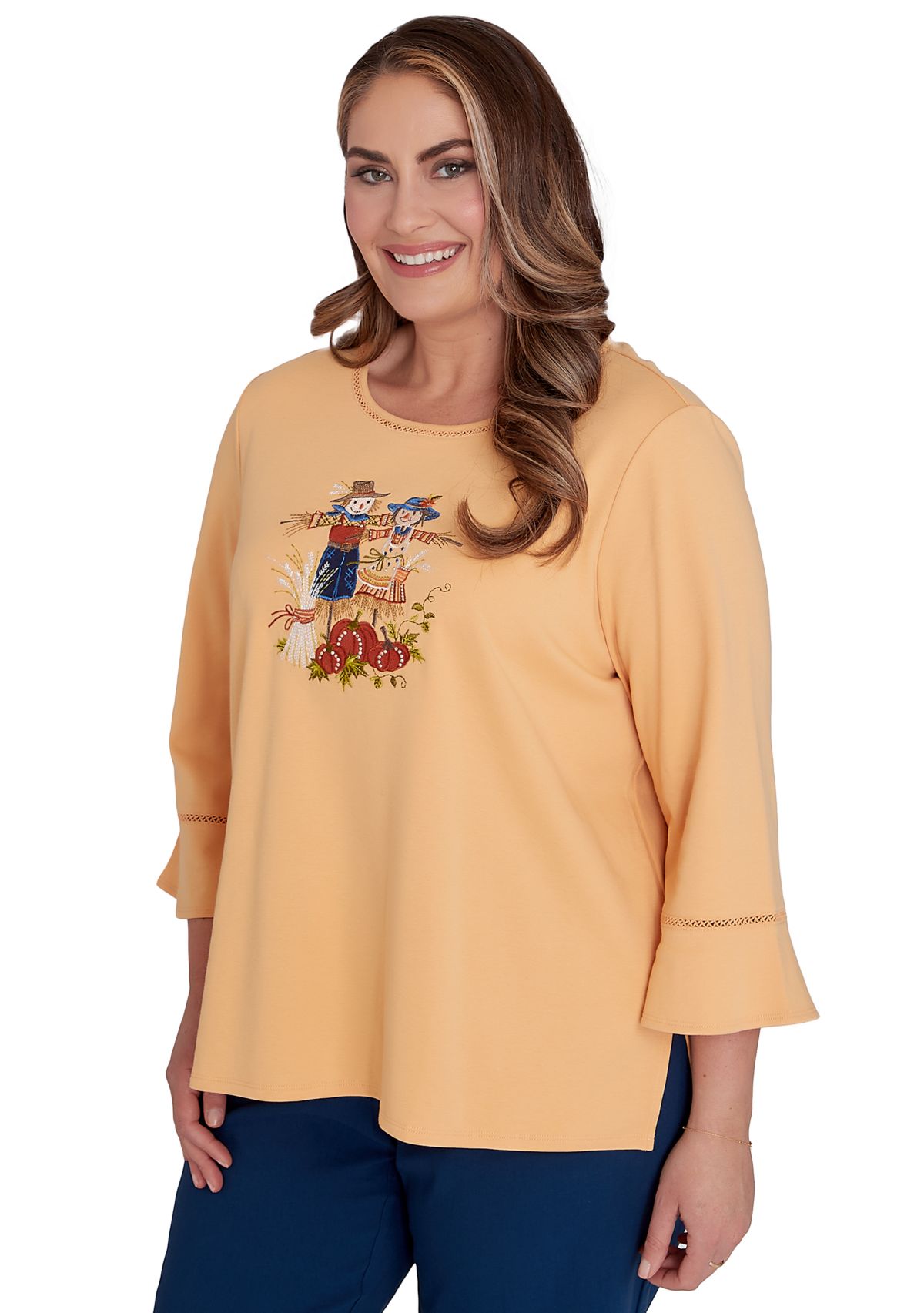 Plus Size Classics Mr. and Mrs. Scarecrow Top