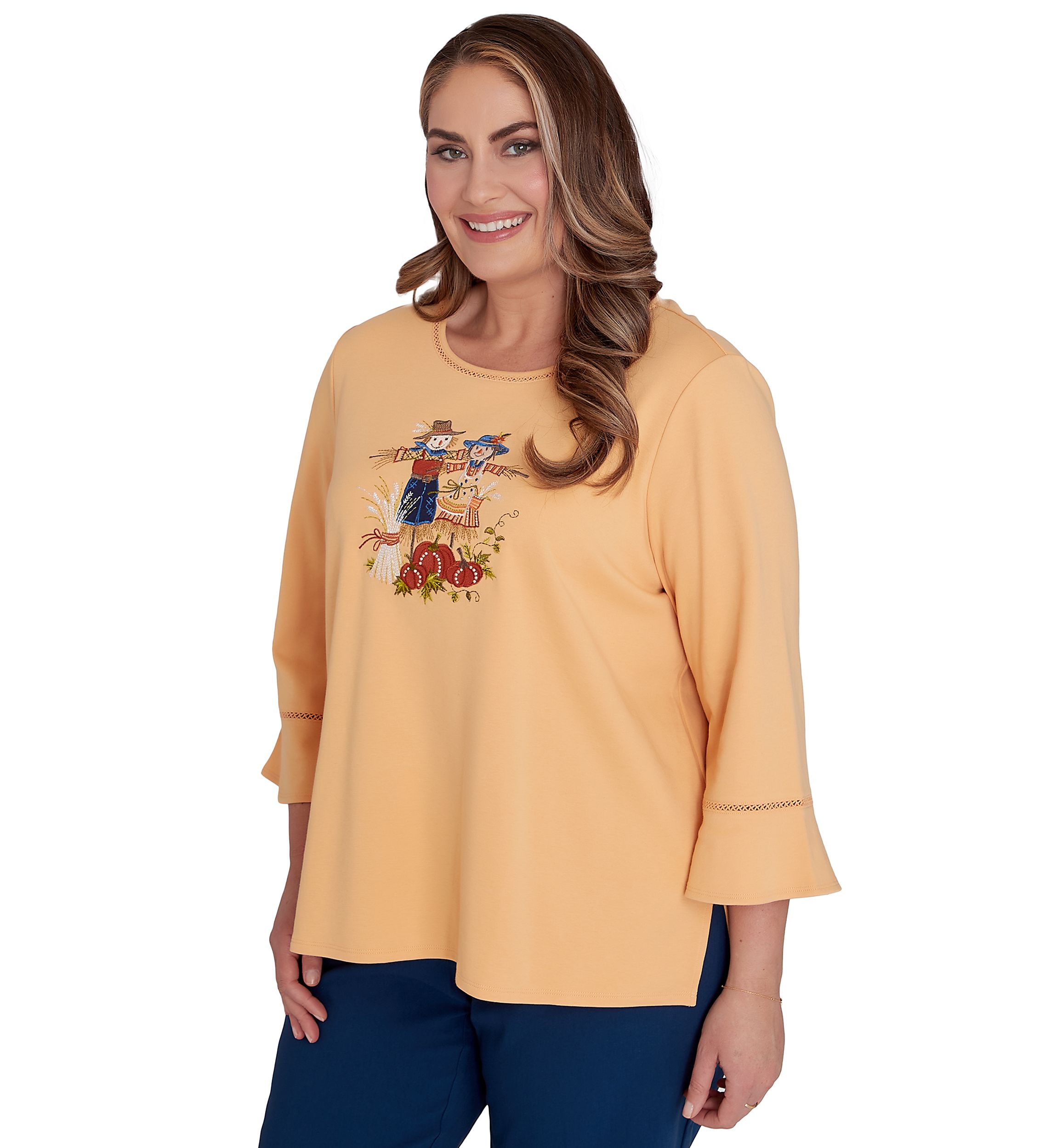 Plus Size Classics Mr. and Mrs. Scarecrow Top