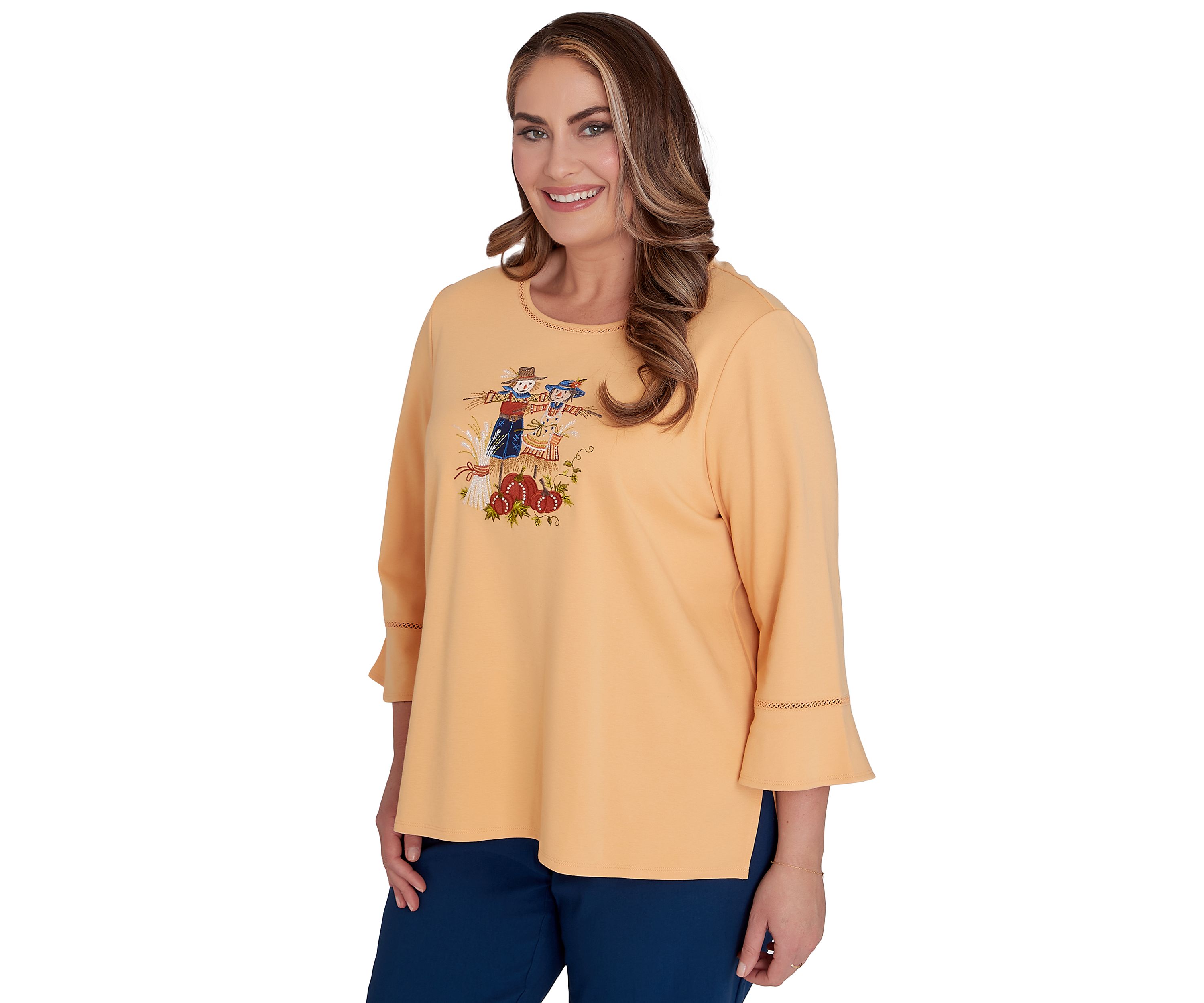 Plus Size Classics Mr. and Mrs. Scarecrow Top