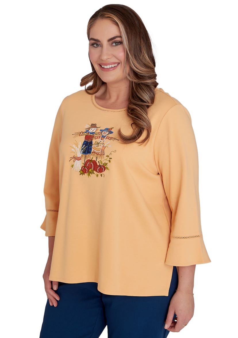 Plus Size Classics Mr. and Mrs. Scarecrow Top