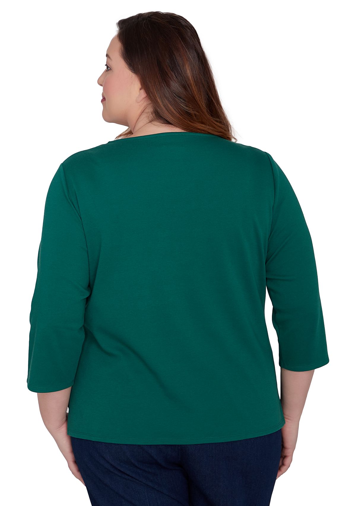 Plus Size Classics Birds with Hats Top