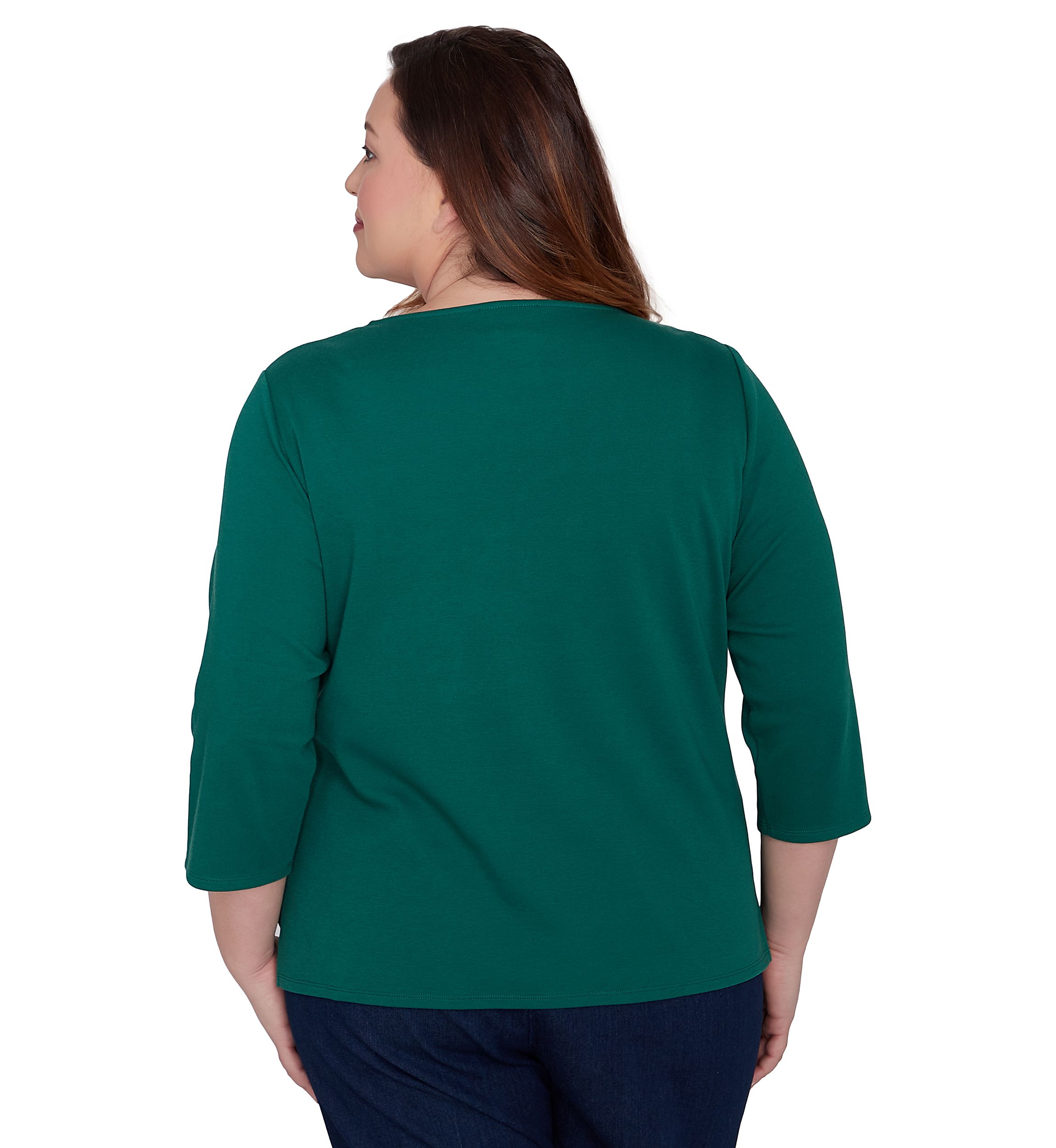 Plus Size Classics Birds with Hats Top