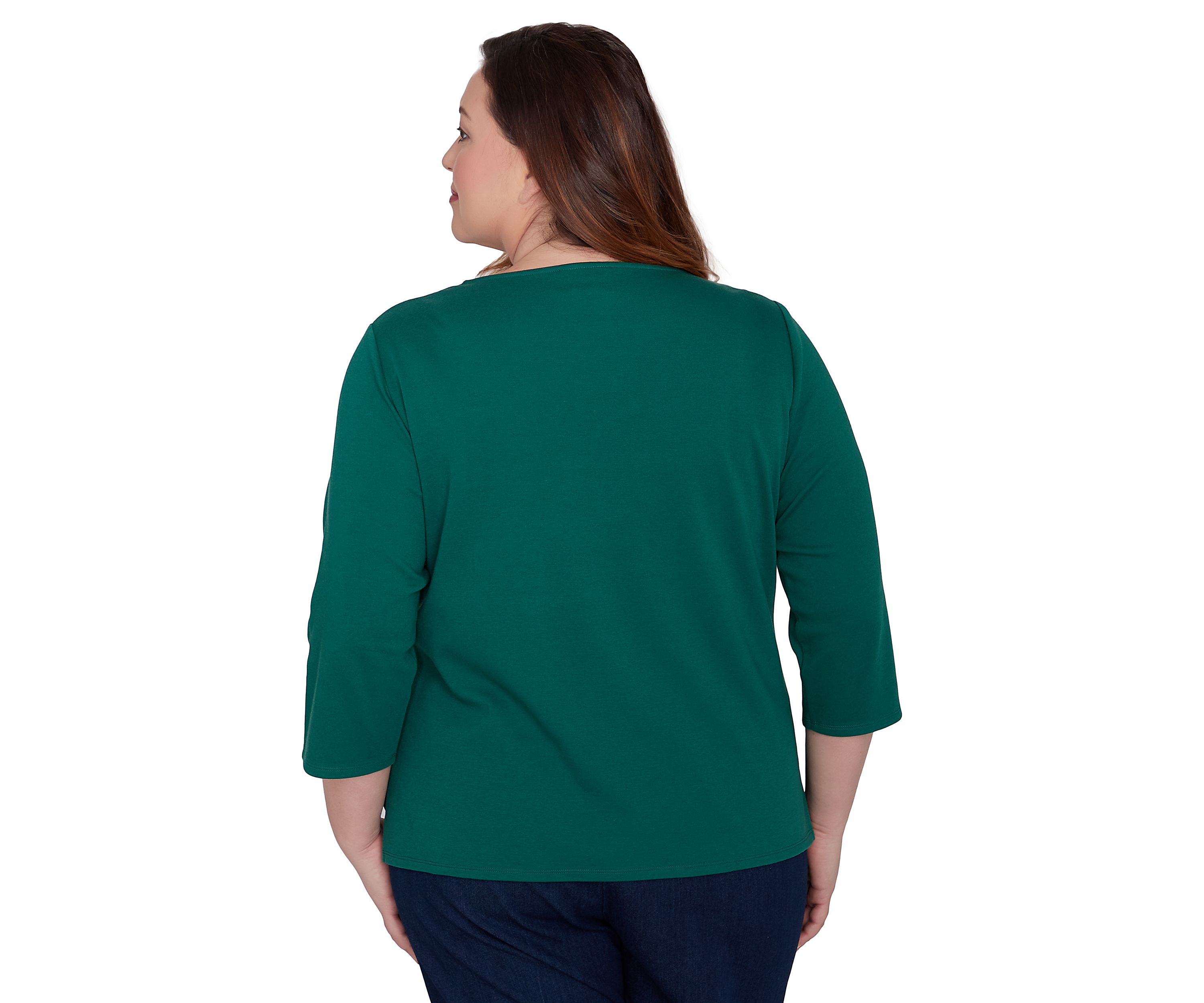 Plus Size Classics Birds with Hats Top
