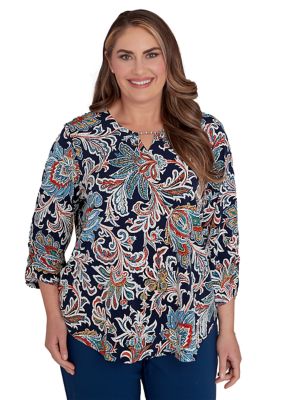 Alfred Dunner Plus Size Tops