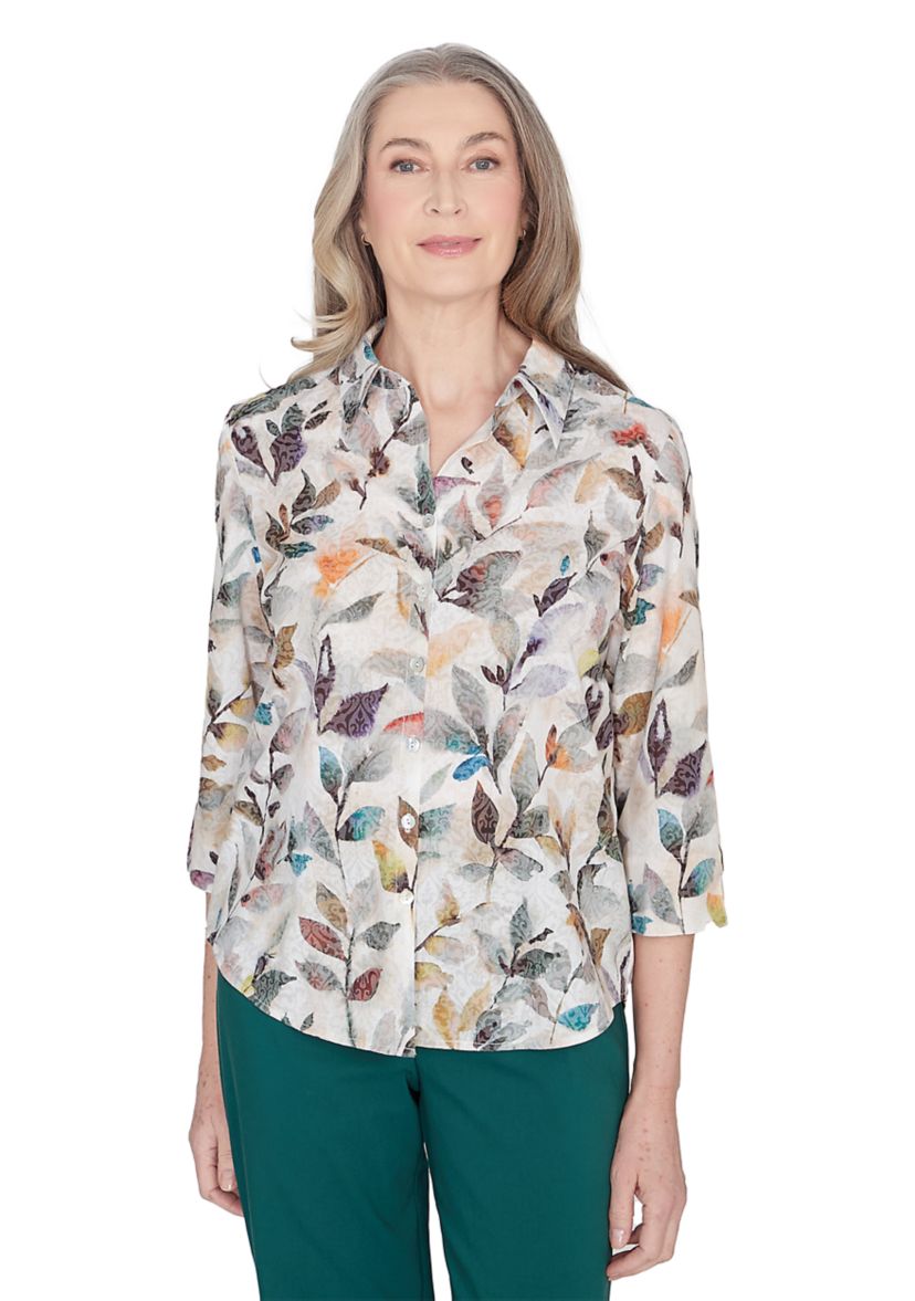Petite Classics Leaf Shirt 
