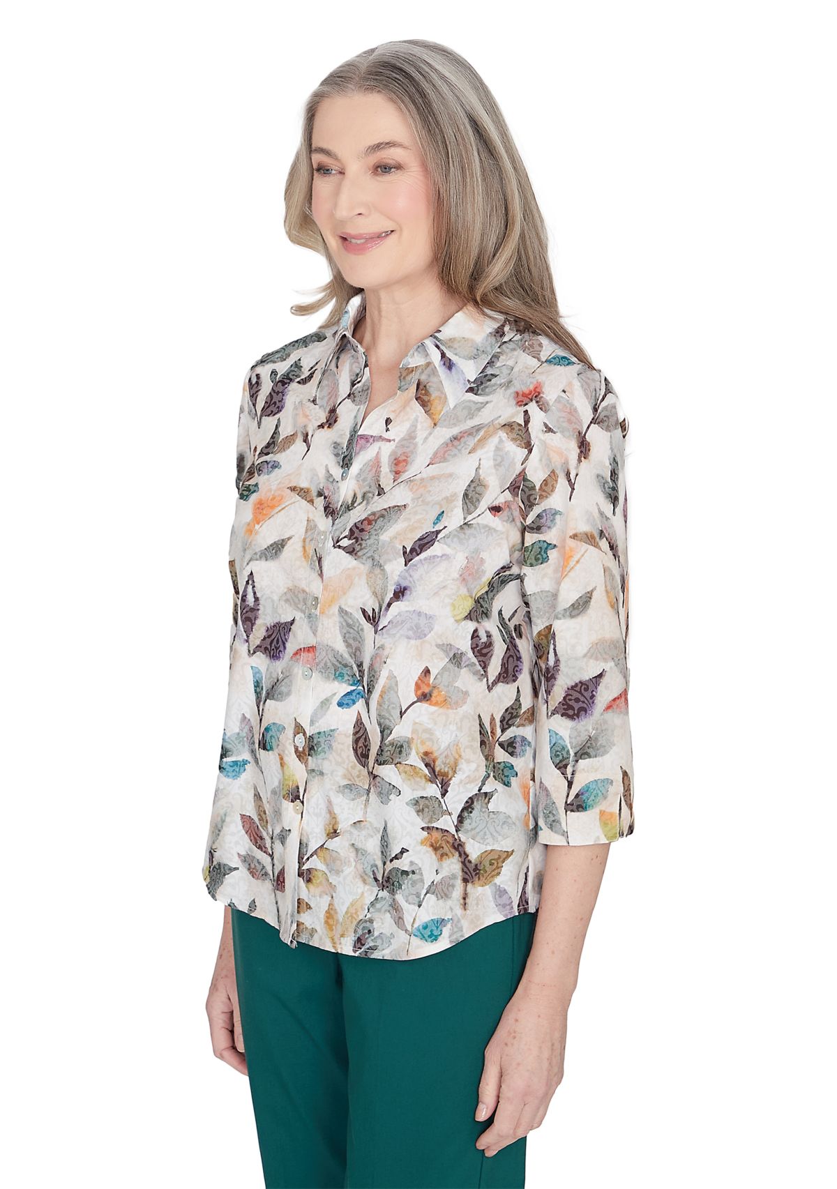 Petite Classics Leaf Shirt 