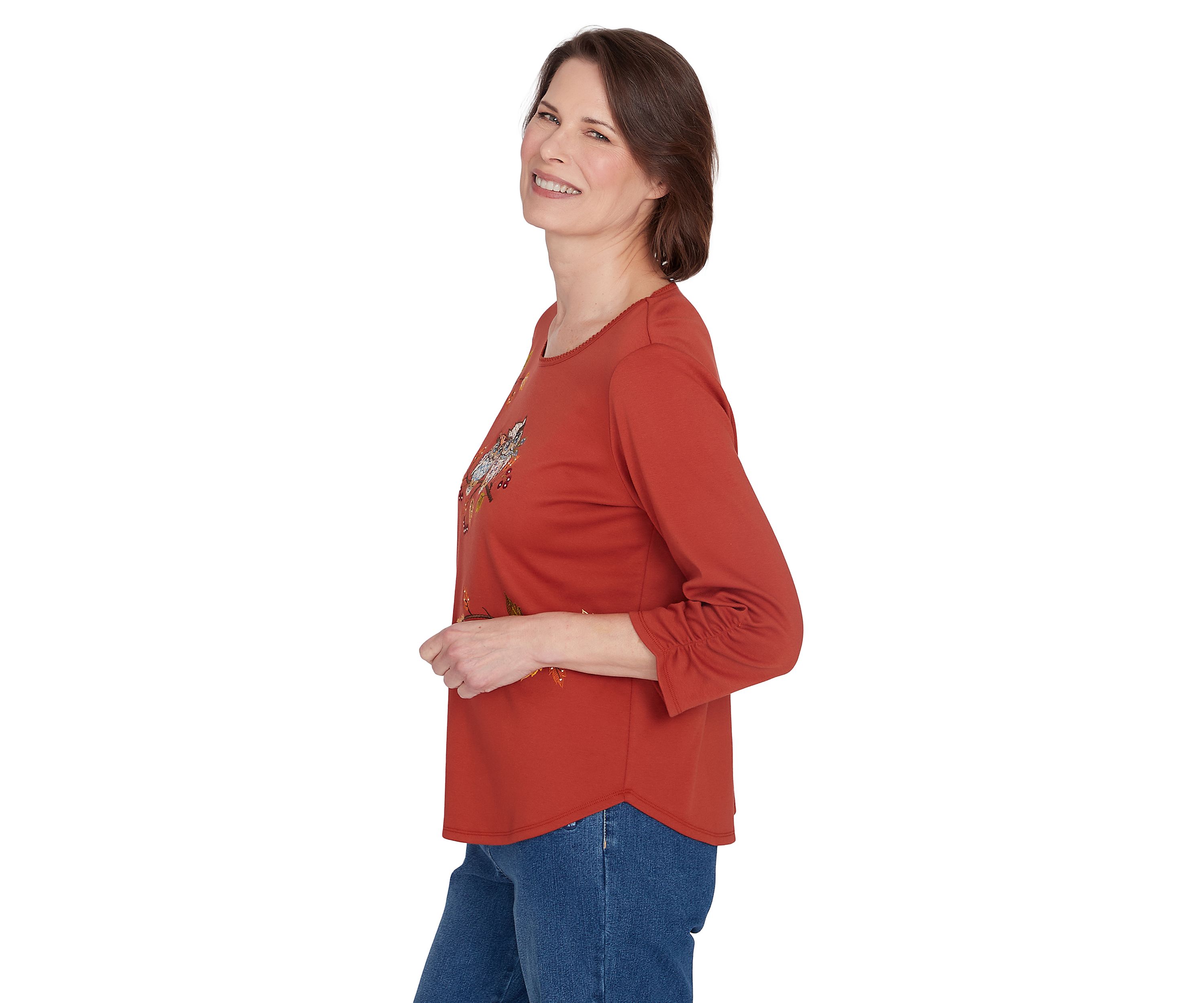 Petite Classics Nuzzling Owls Top