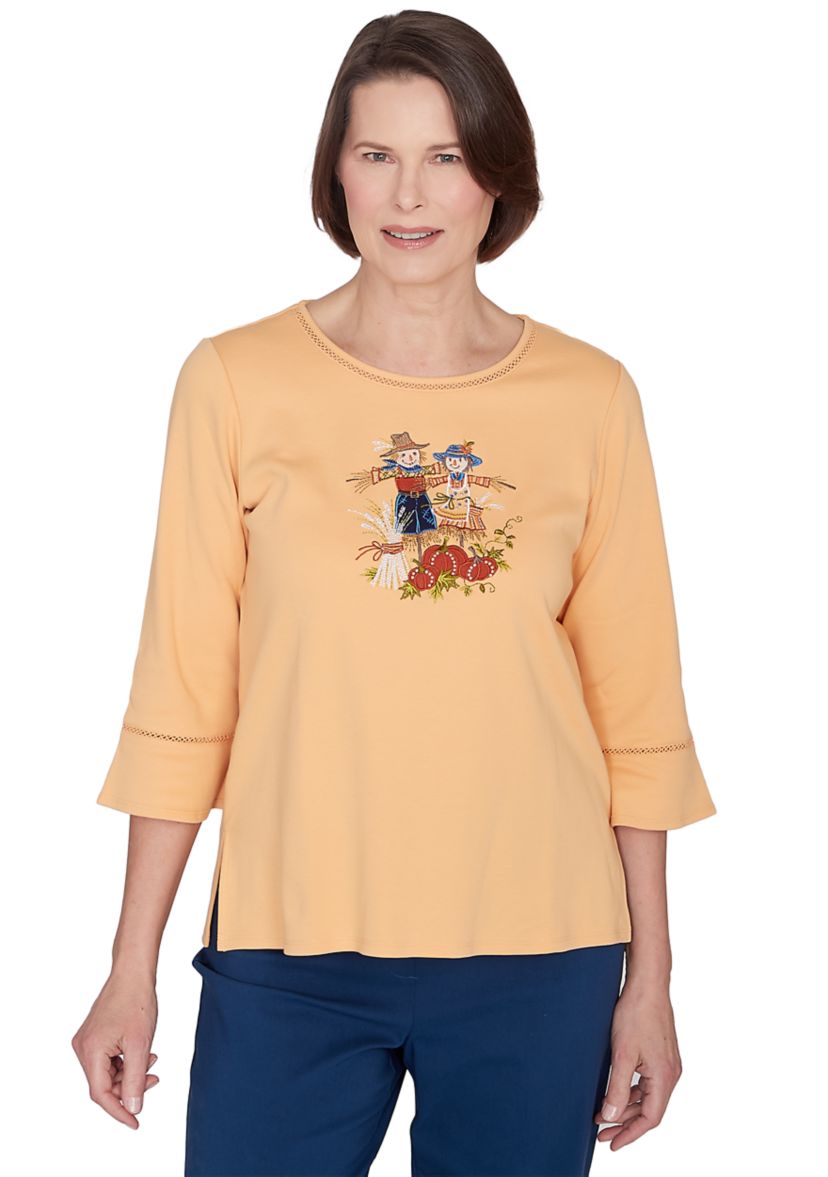 Petite Classics Mr. & Mrs. Scarecrow Top