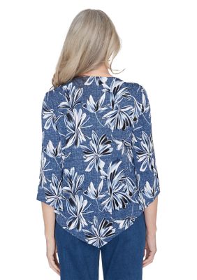 Petite Classics Flower Top