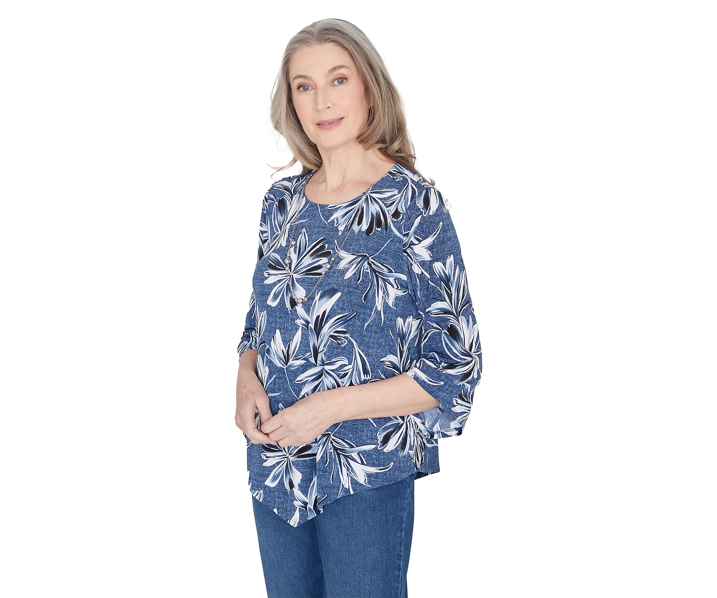 Petite Classics Flower Top