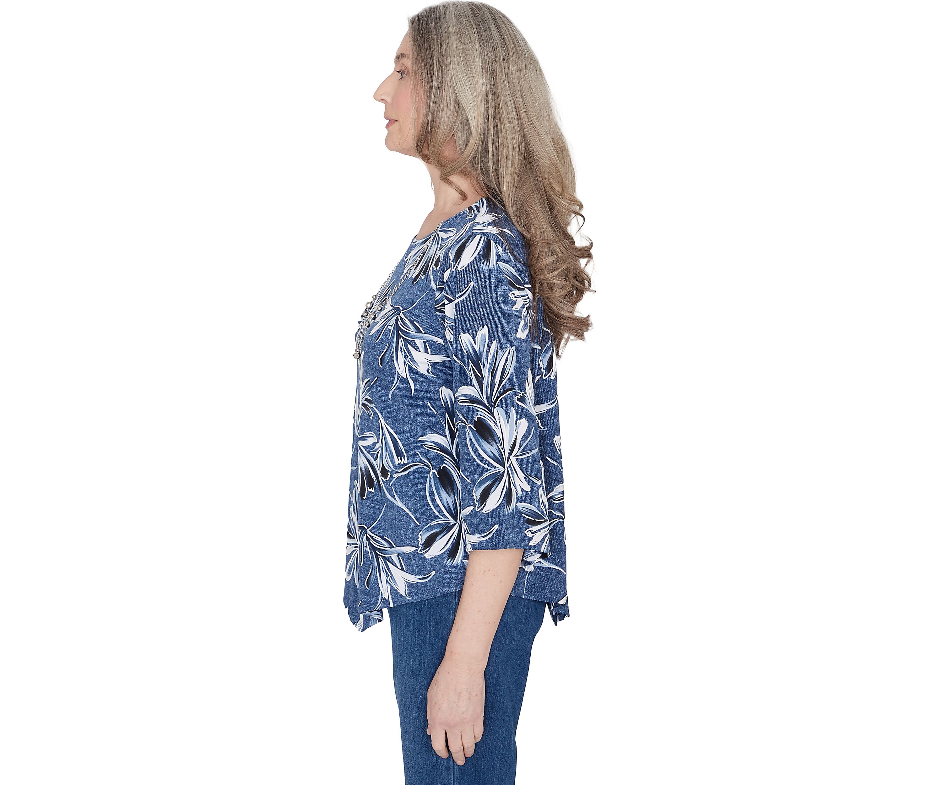 Petite Classics Flower Top