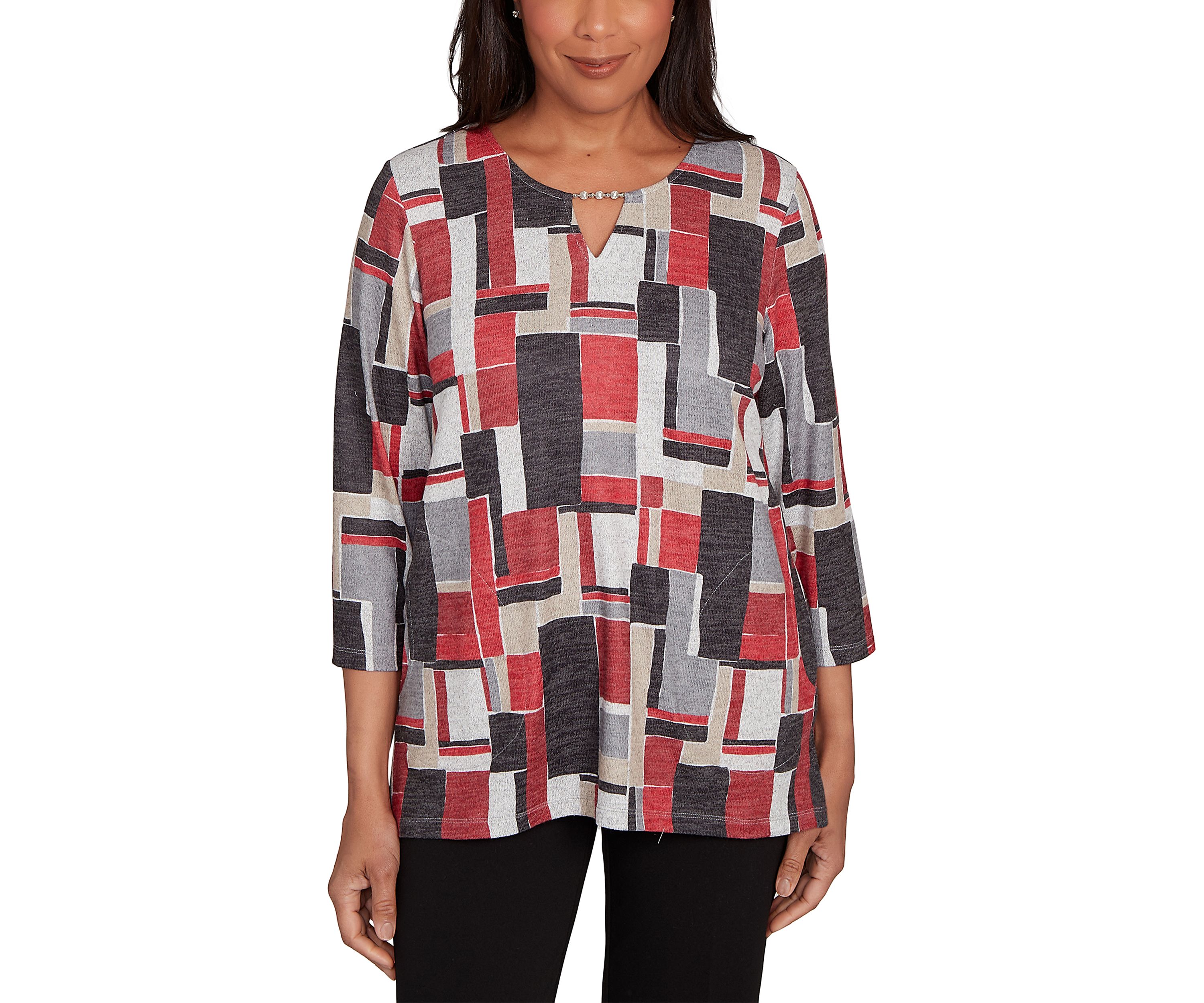 Womens  Classics Color Block Top