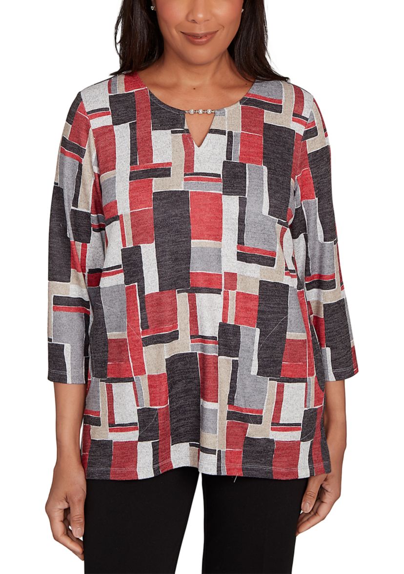Womens  Classics Color Block Top