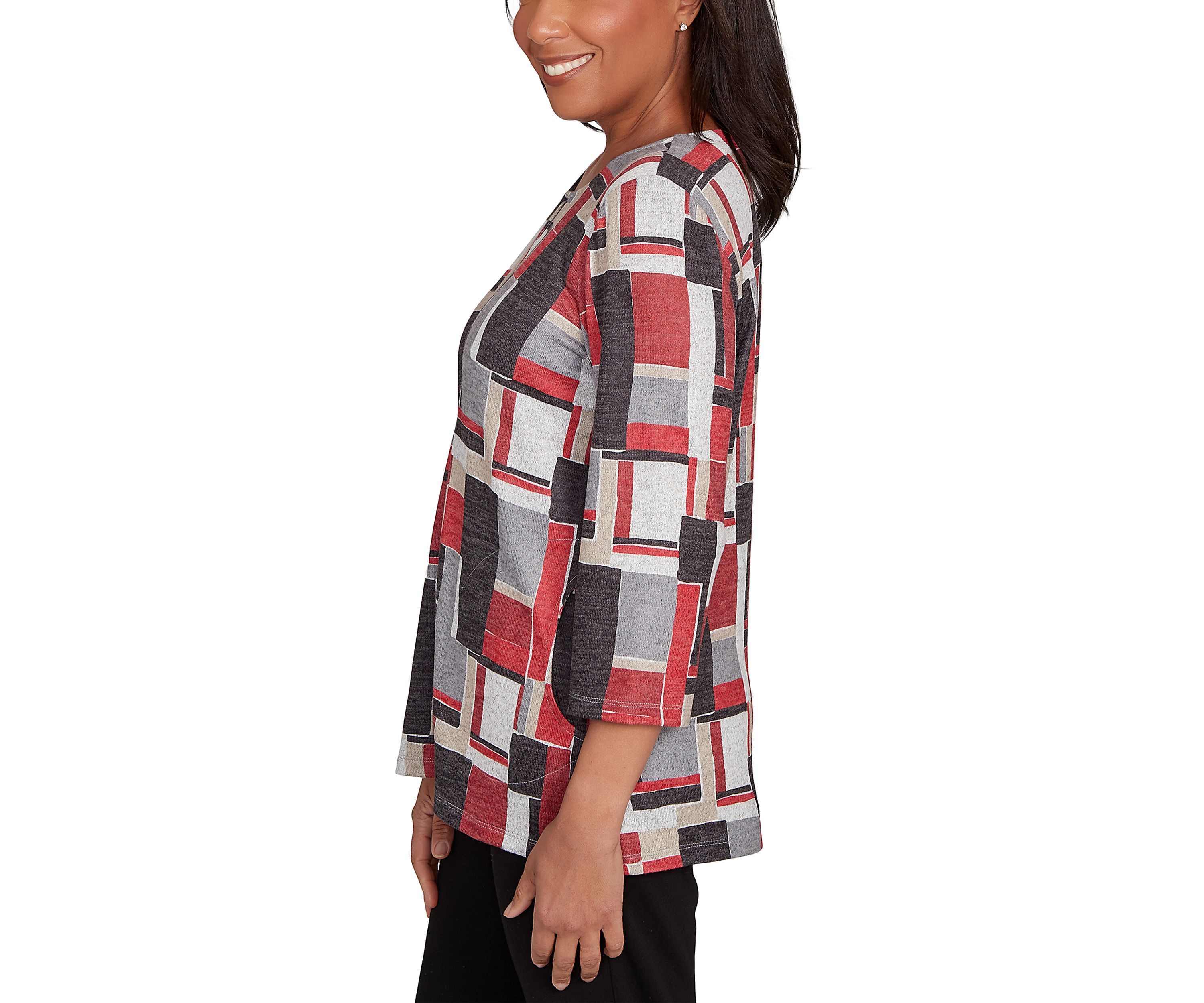 Womens  Classics Color Block Top