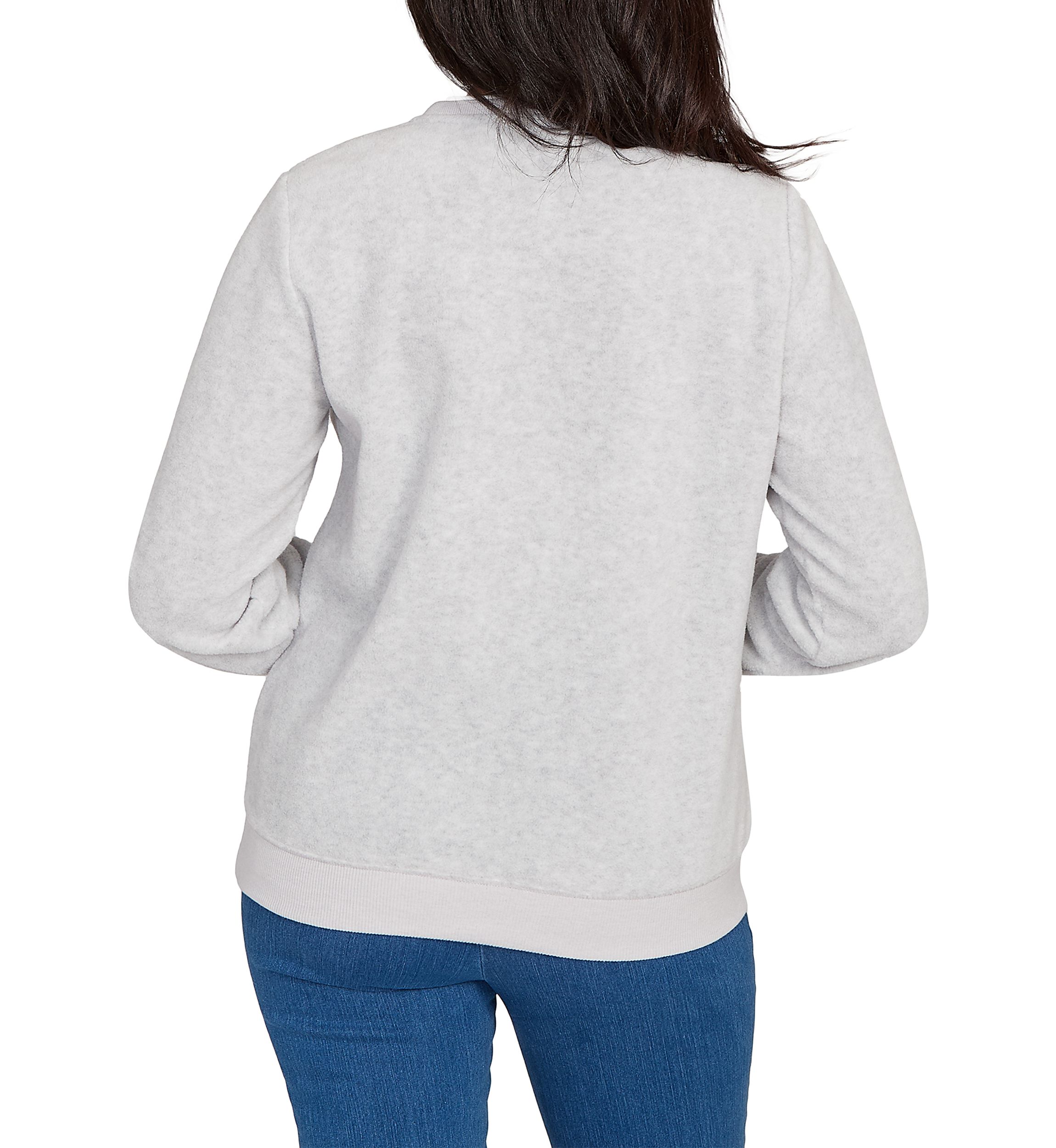 Womens Classics Embellished Yoke Top 