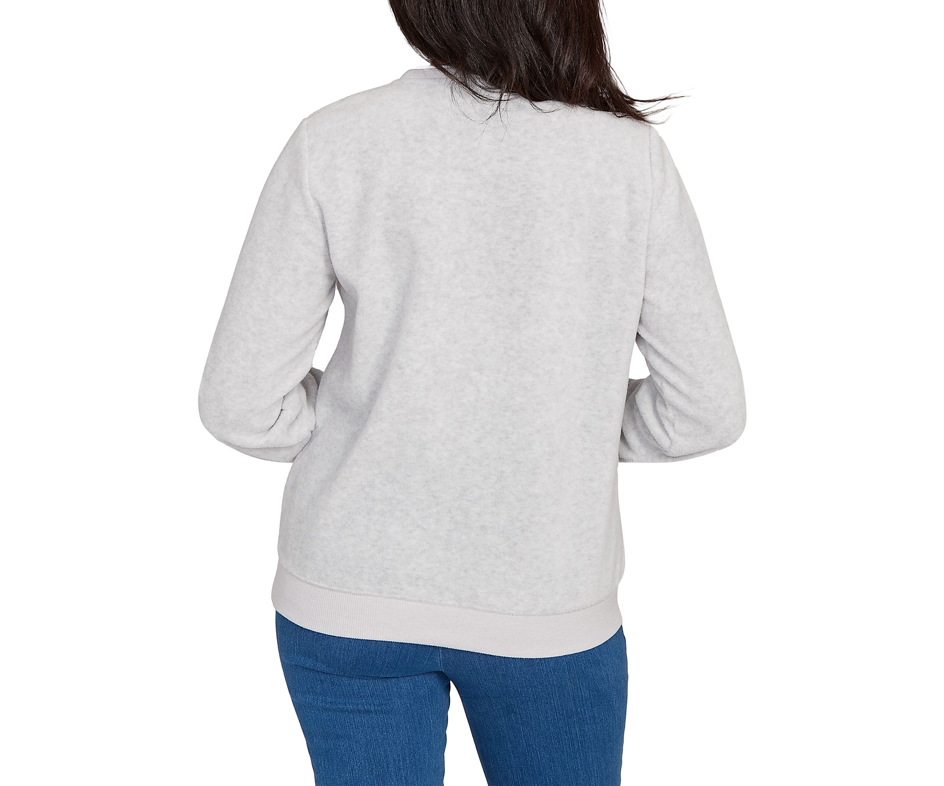 Womens Classics Embellished Yoke Top 