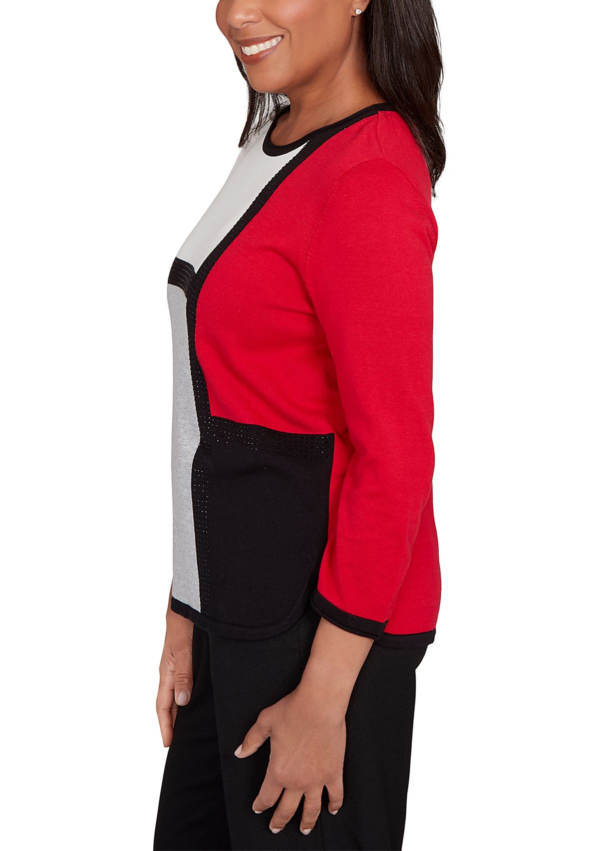 Womens  Classics Color Block Top