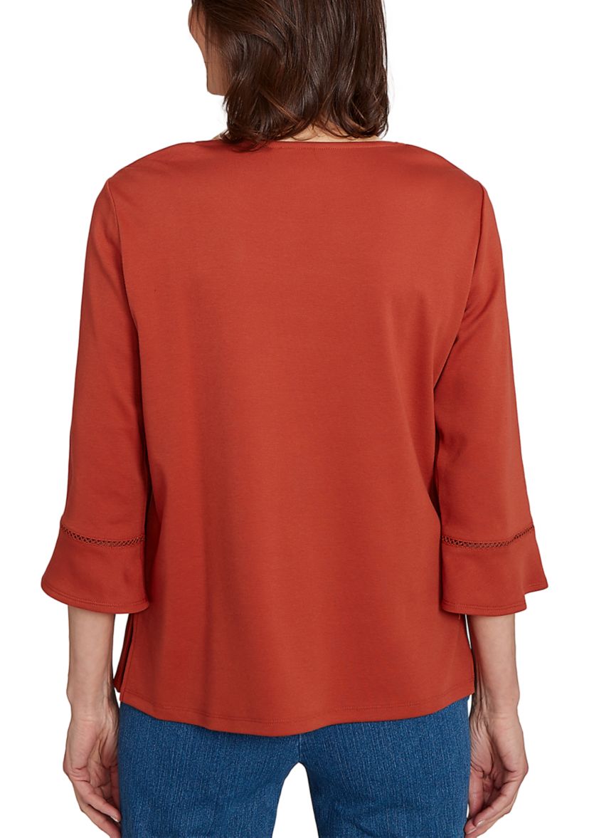 Womens  Classics Tossed Flowers Top