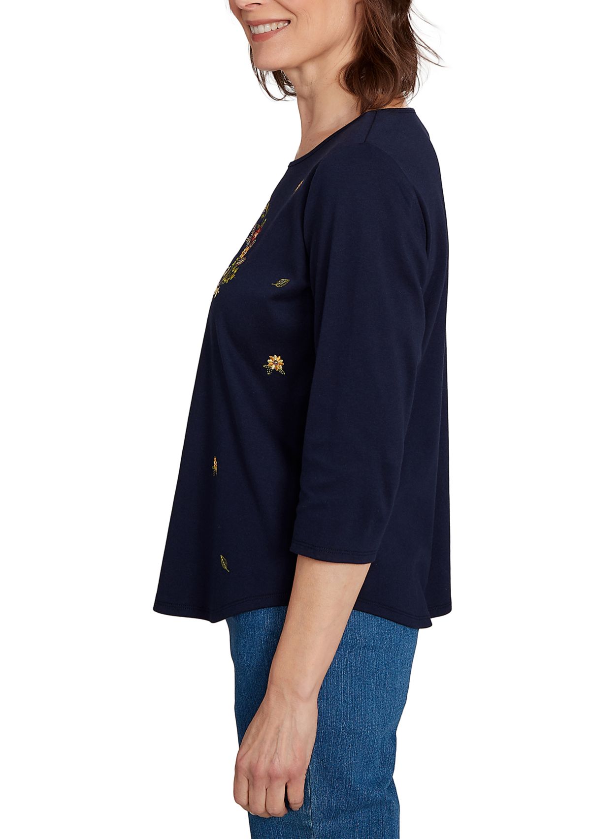 Womens Classics Owl Wreath T-Shirt