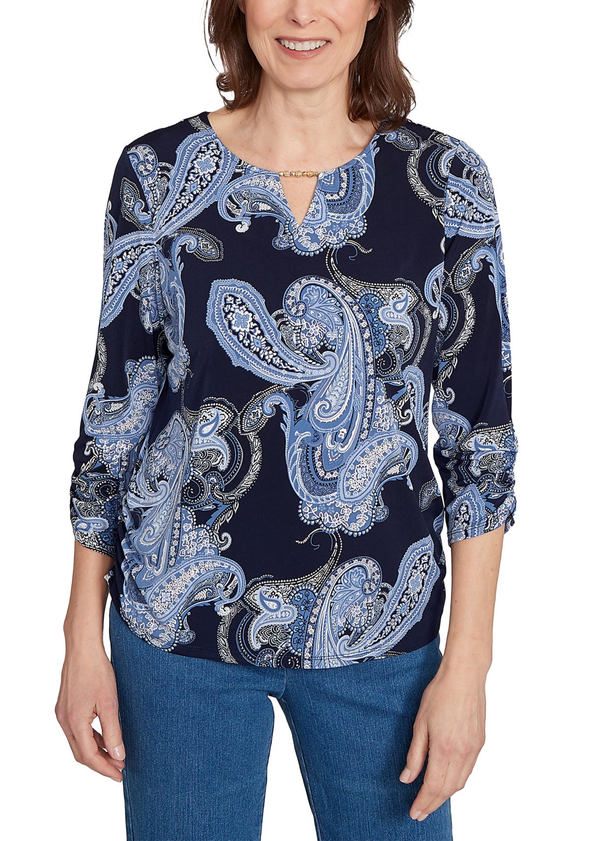 Womens Classics F5 Paisley with Gold Foil Top 
