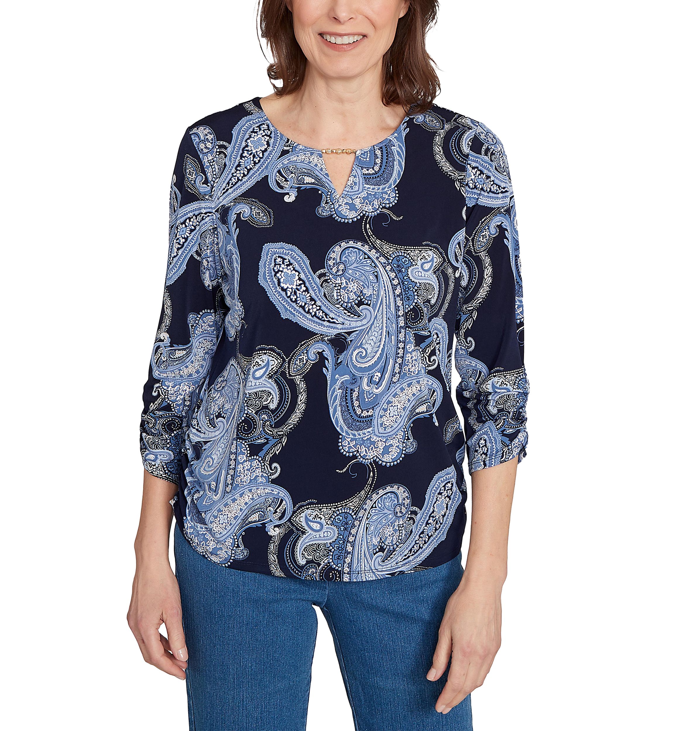 Womens Classics F5 Paisley with Gold Foil Top 