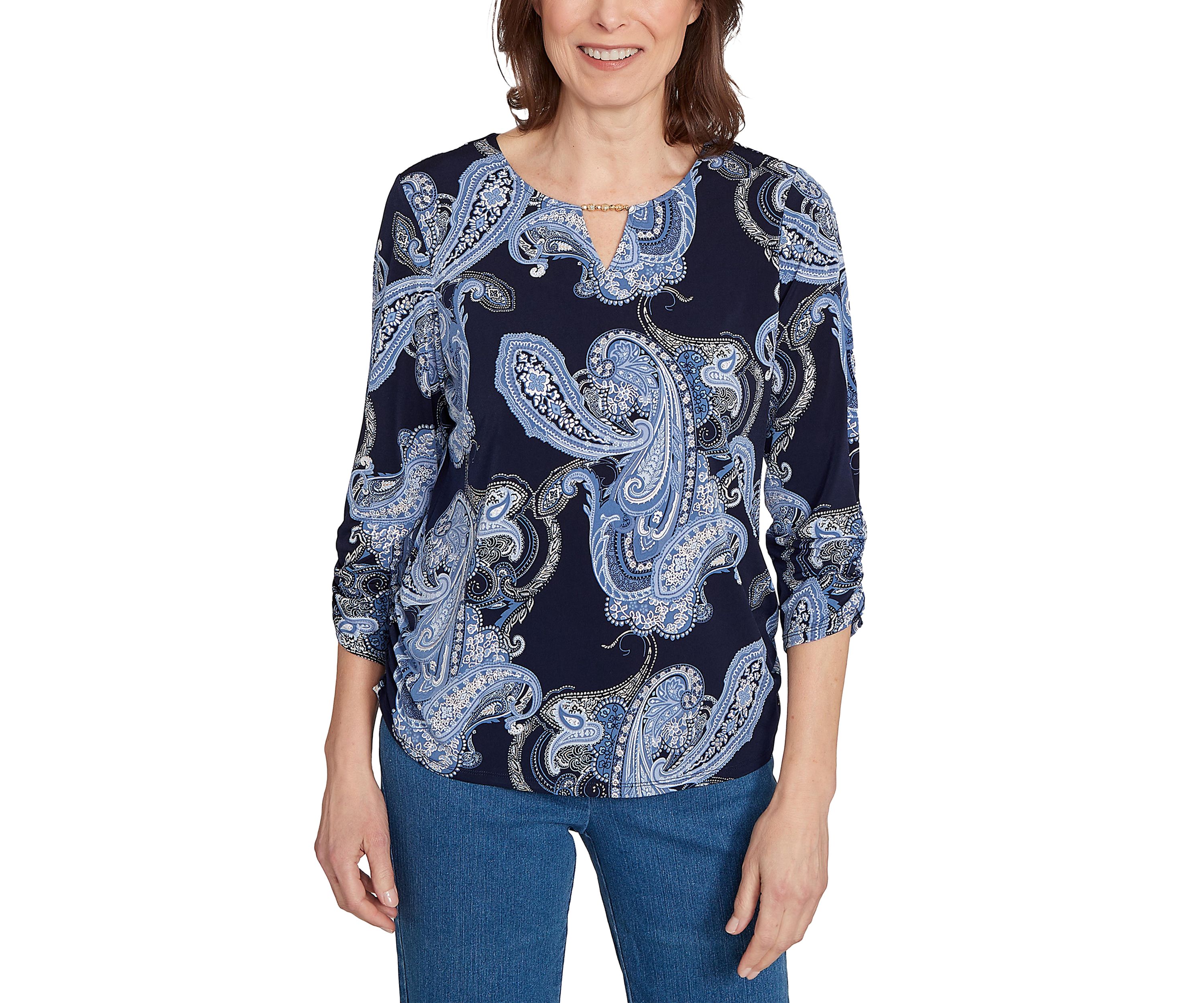 Womens Classics F5 Paisley with Gold Foil Top 