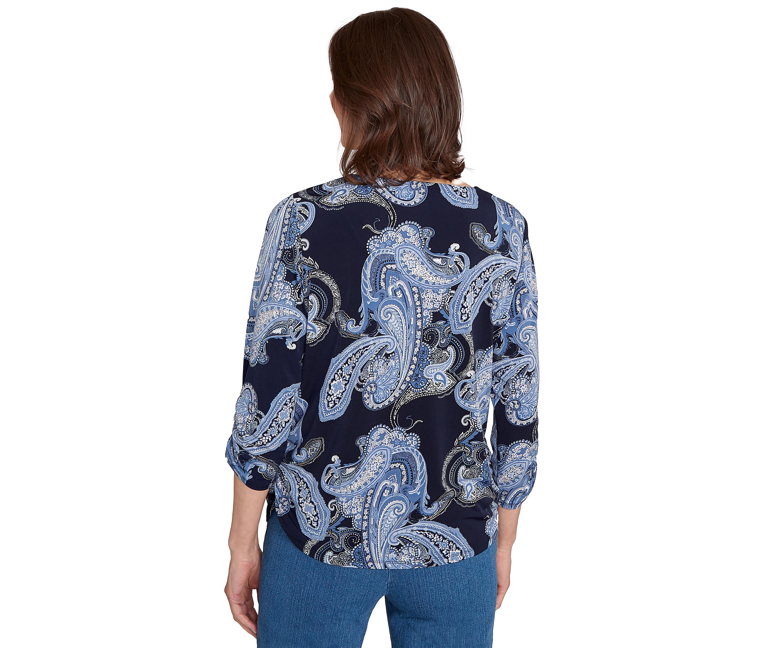Womens Classics F5 Paisley with Gold Foil Top 