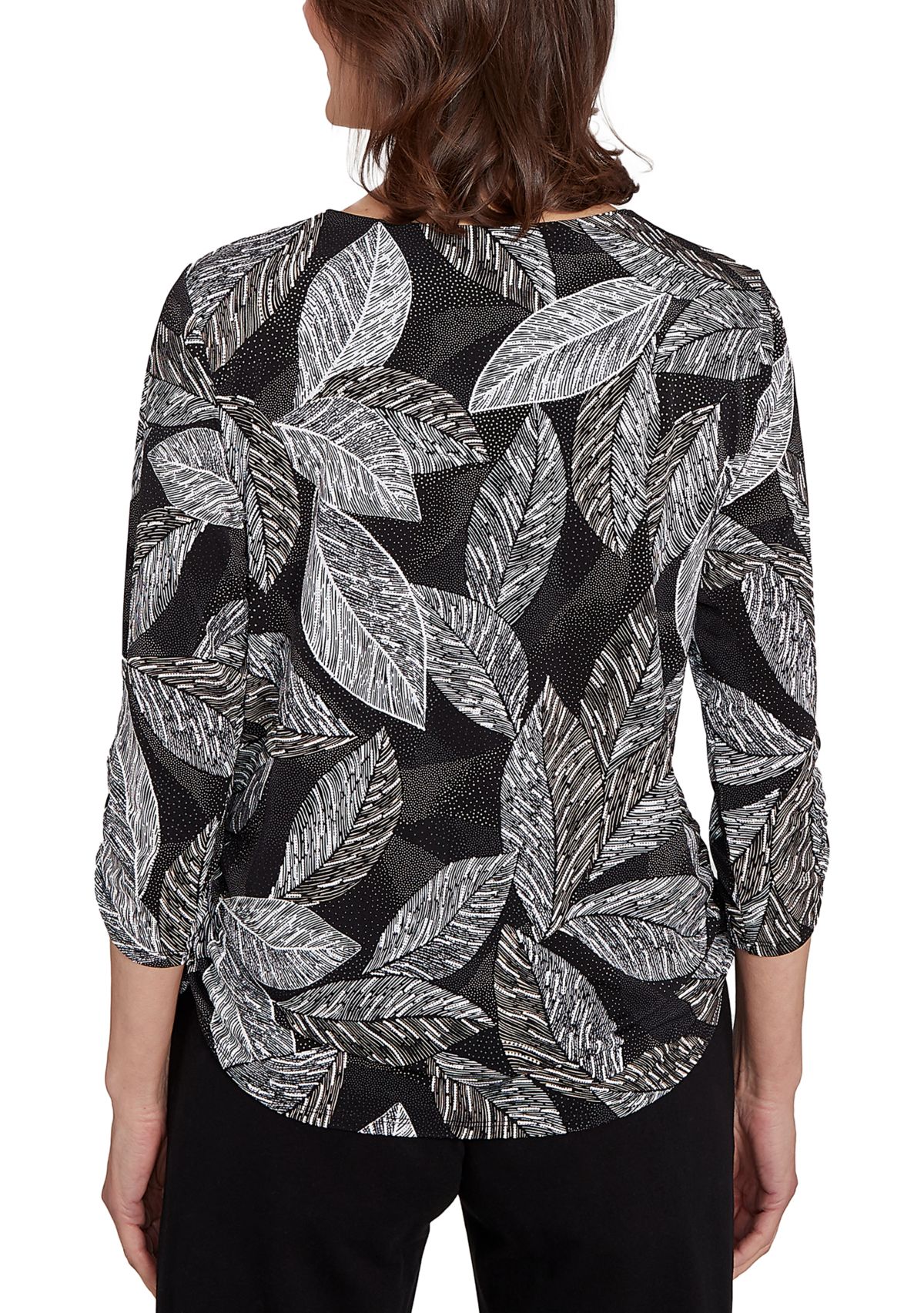 Womens Missy Classic Leaf Top