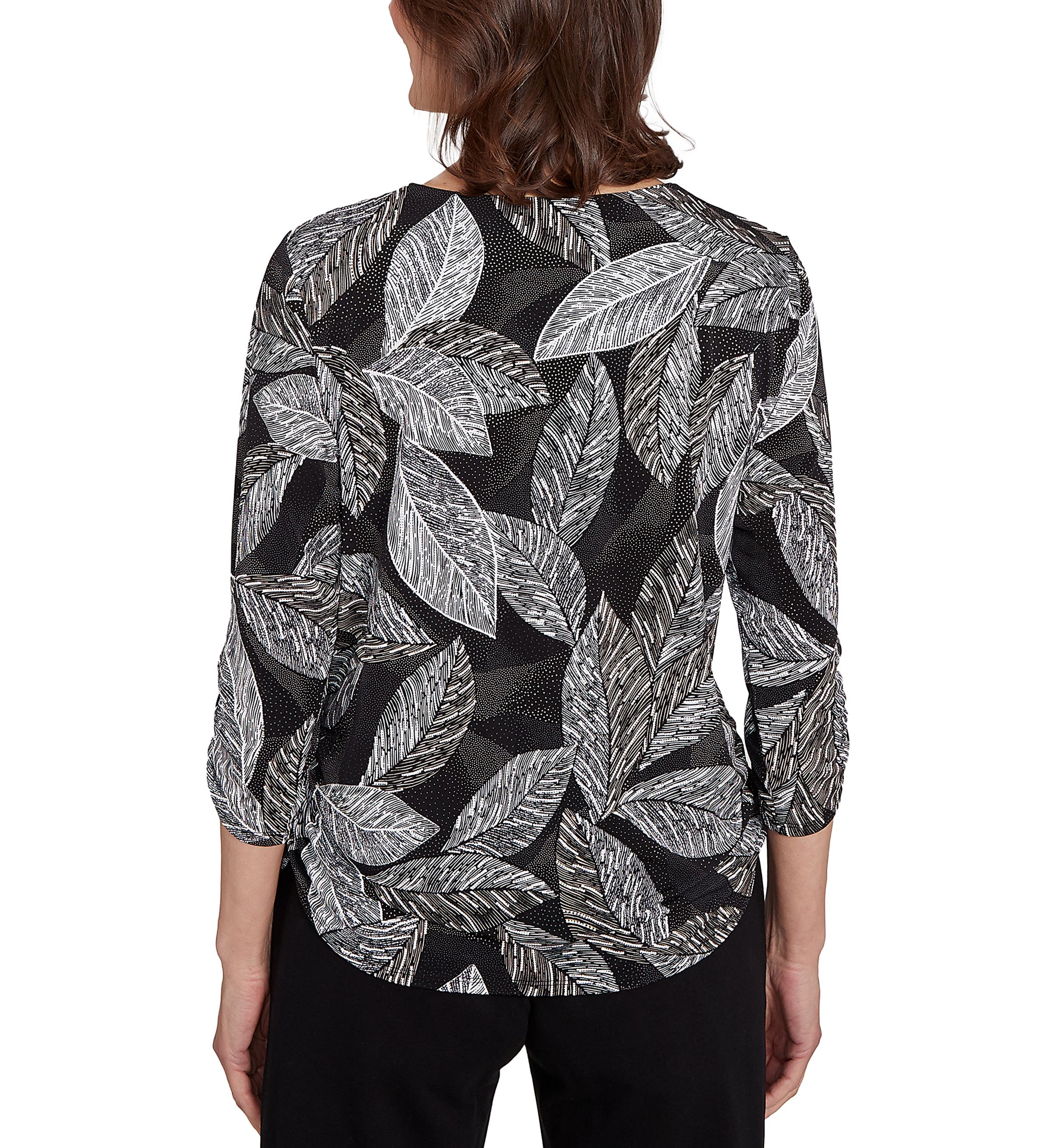 Womens Missy Classic Leaf Top