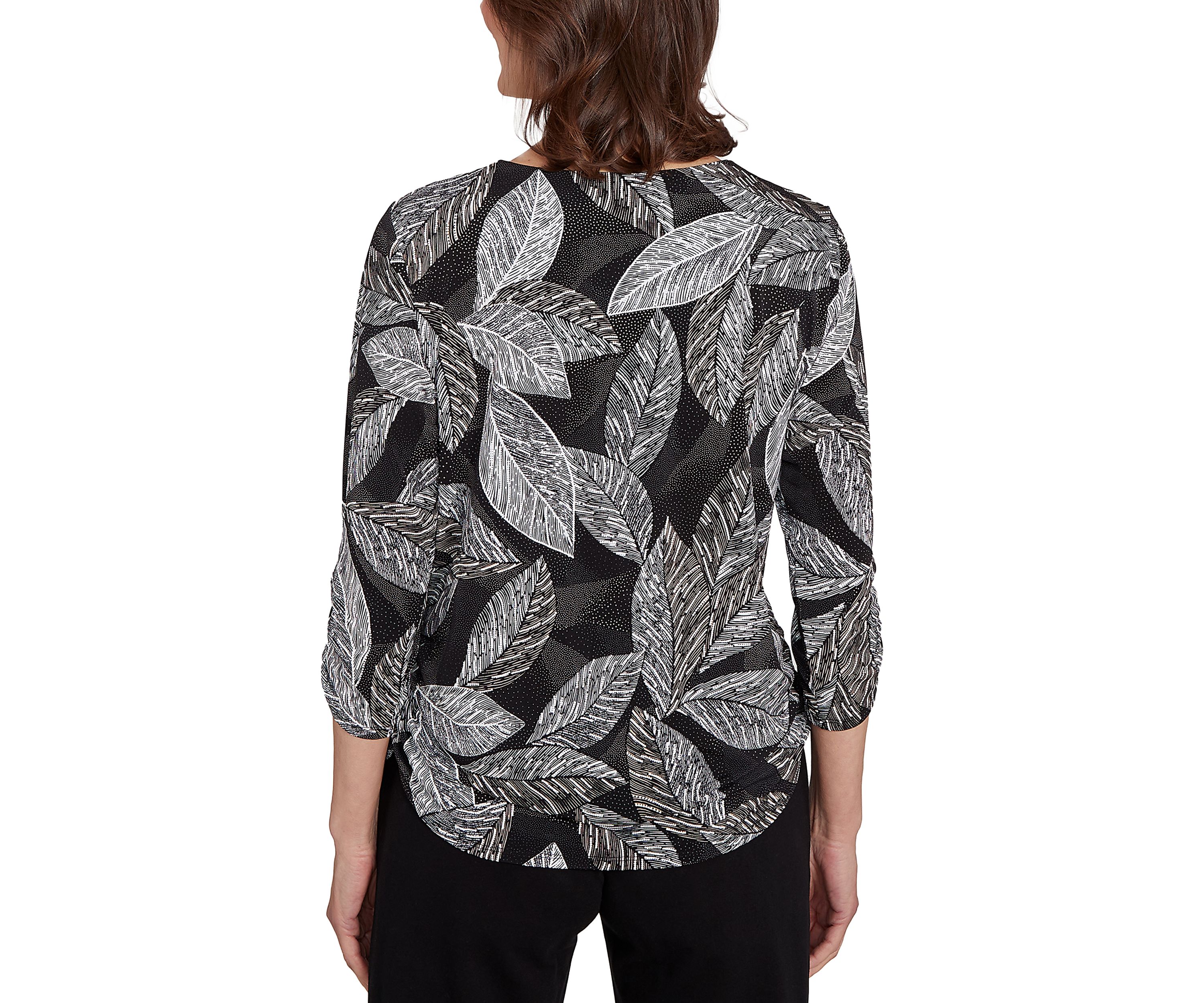 Womens Missy Classic Leaf Top