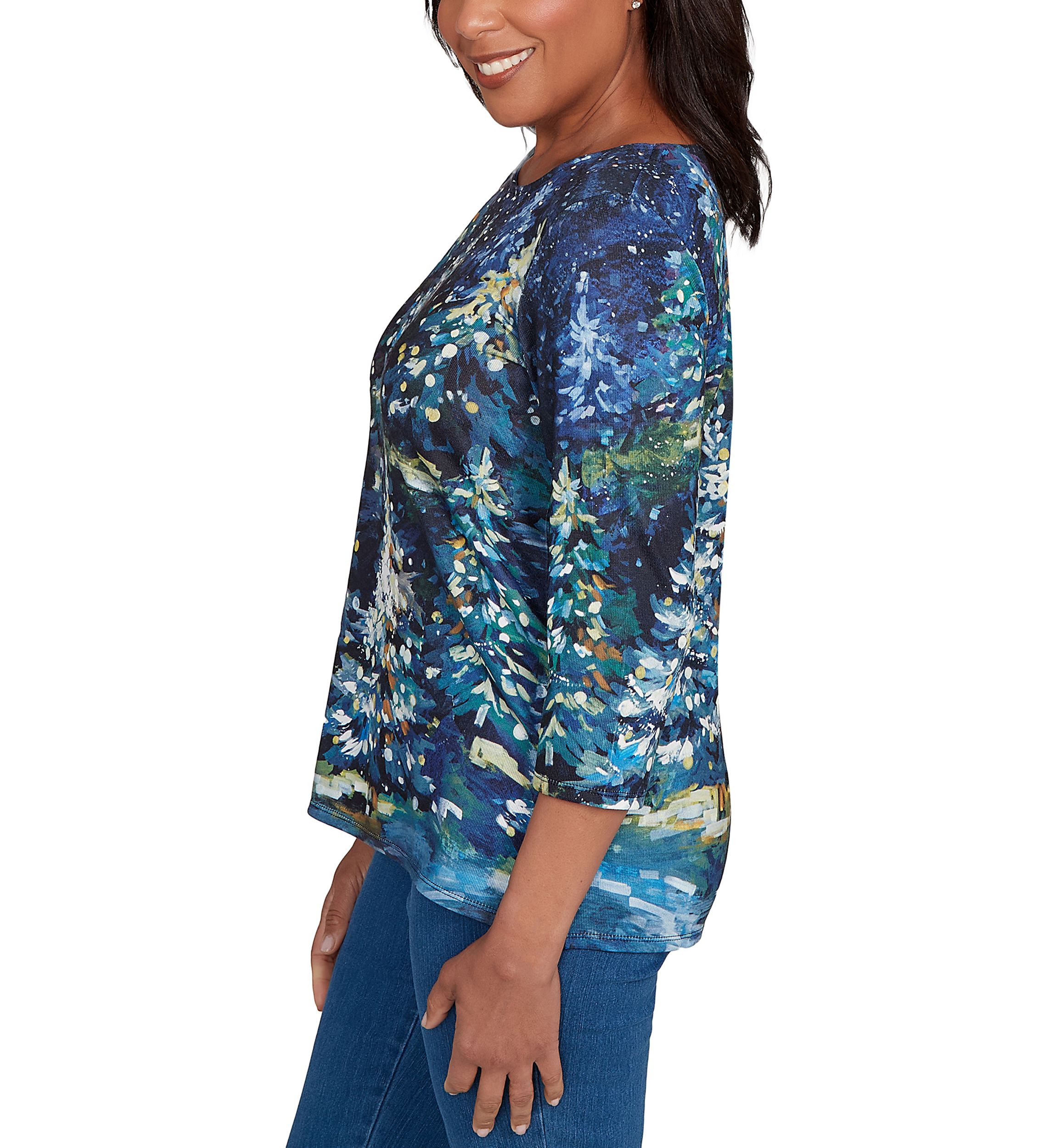 Womens Classics Starry Night Trees