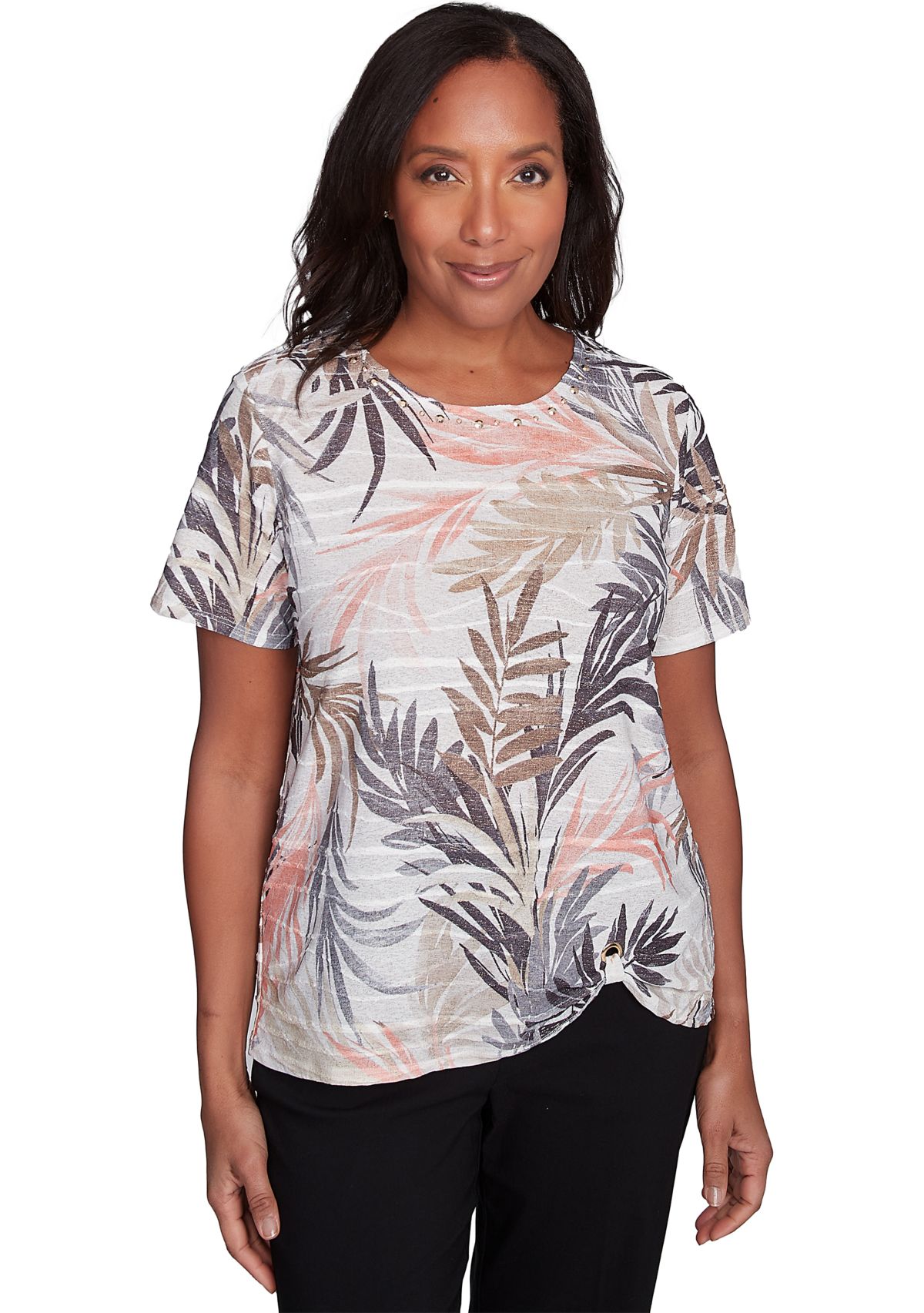 Womens Palm Leaves Top