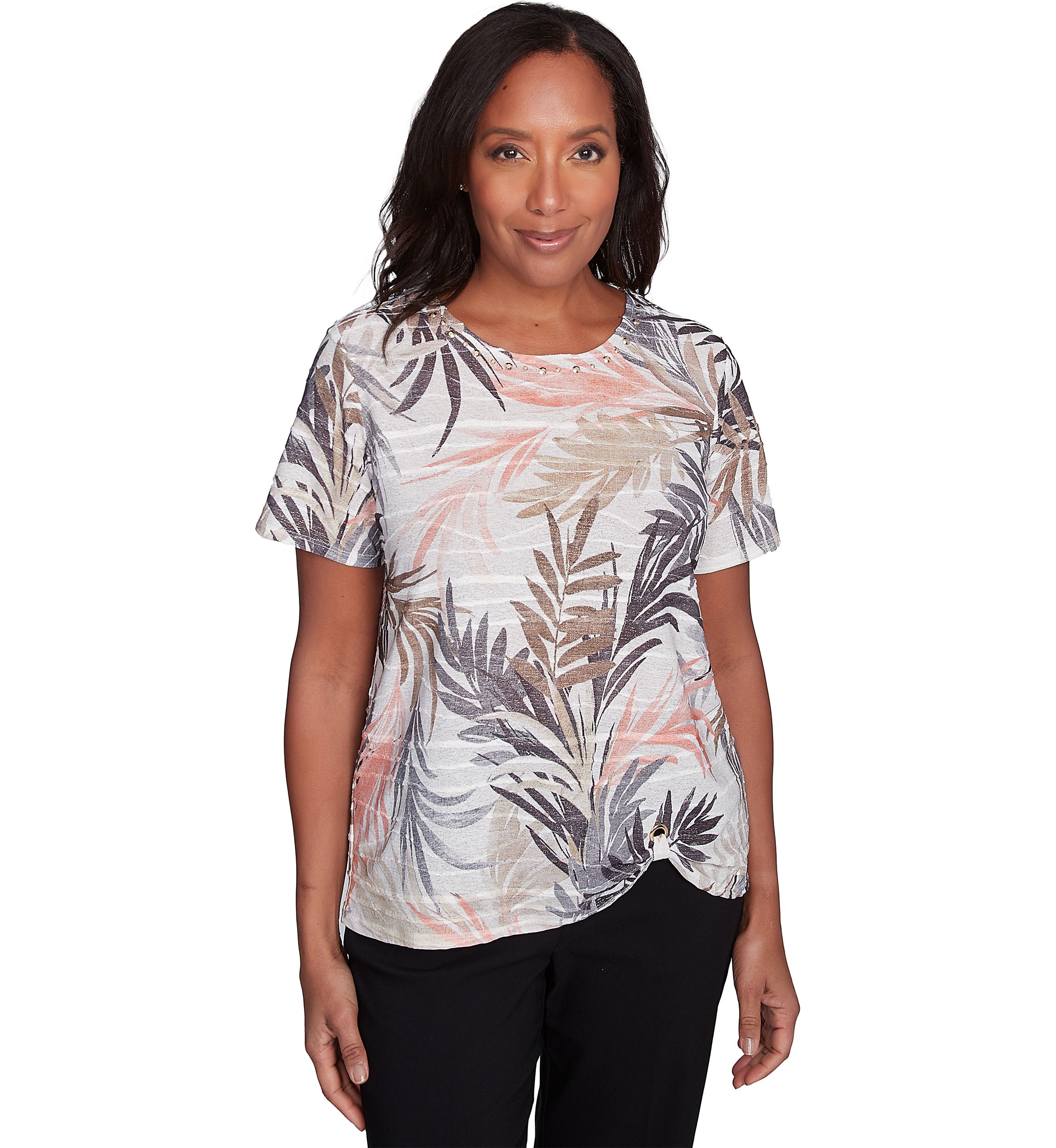 Womens Palm Leaves Top