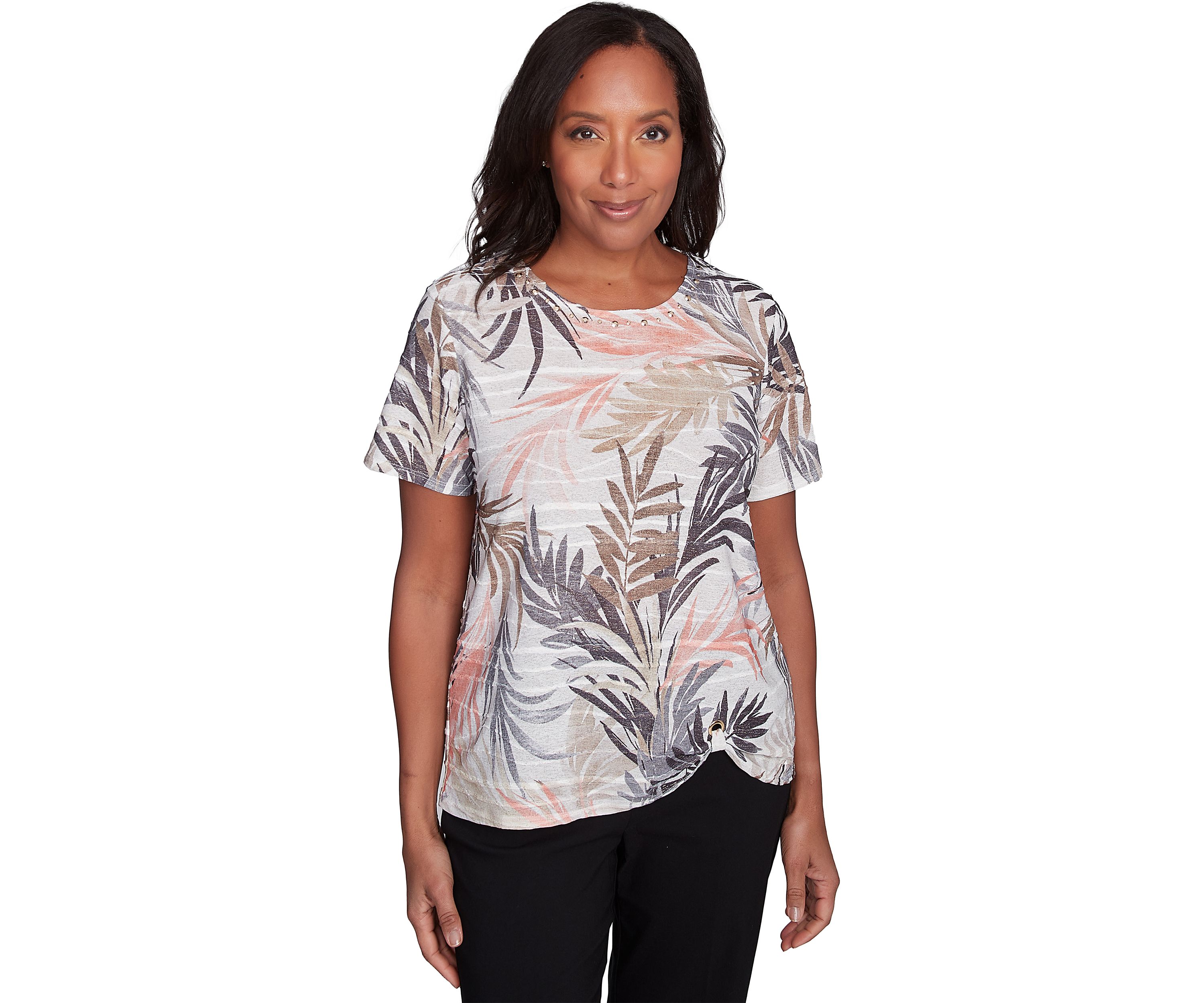 Womens Palm Leaves Top