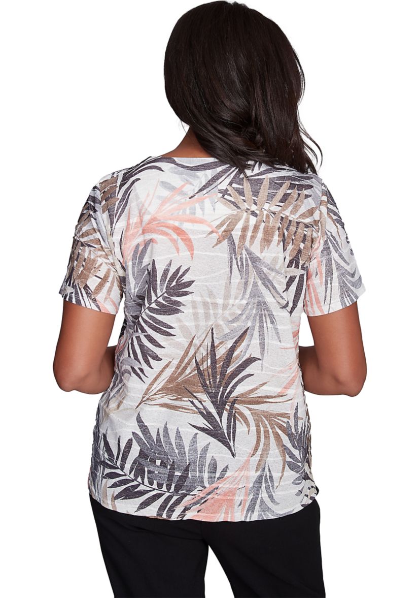 Womens Palm Leaves Top