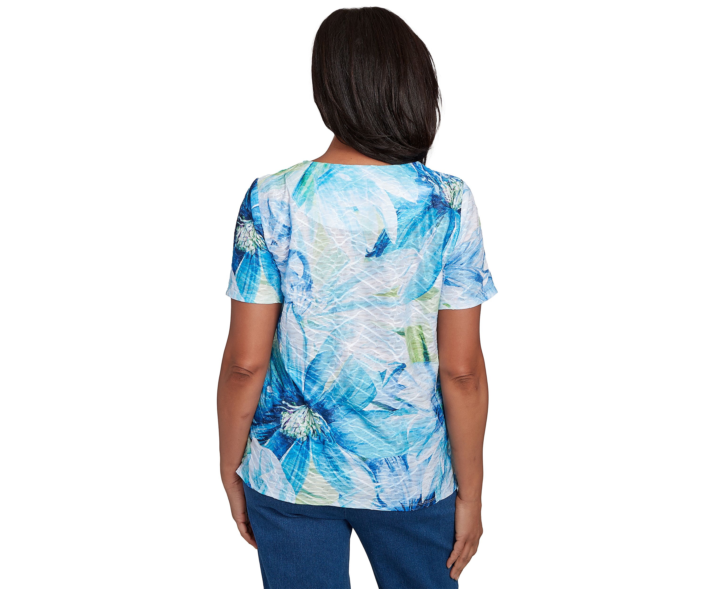 Womens Key Items Ki Drama Floral Top