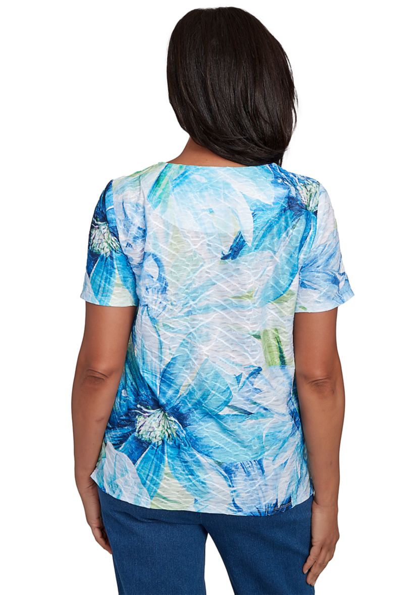 Womens Key Items Ki Drama Floral Top