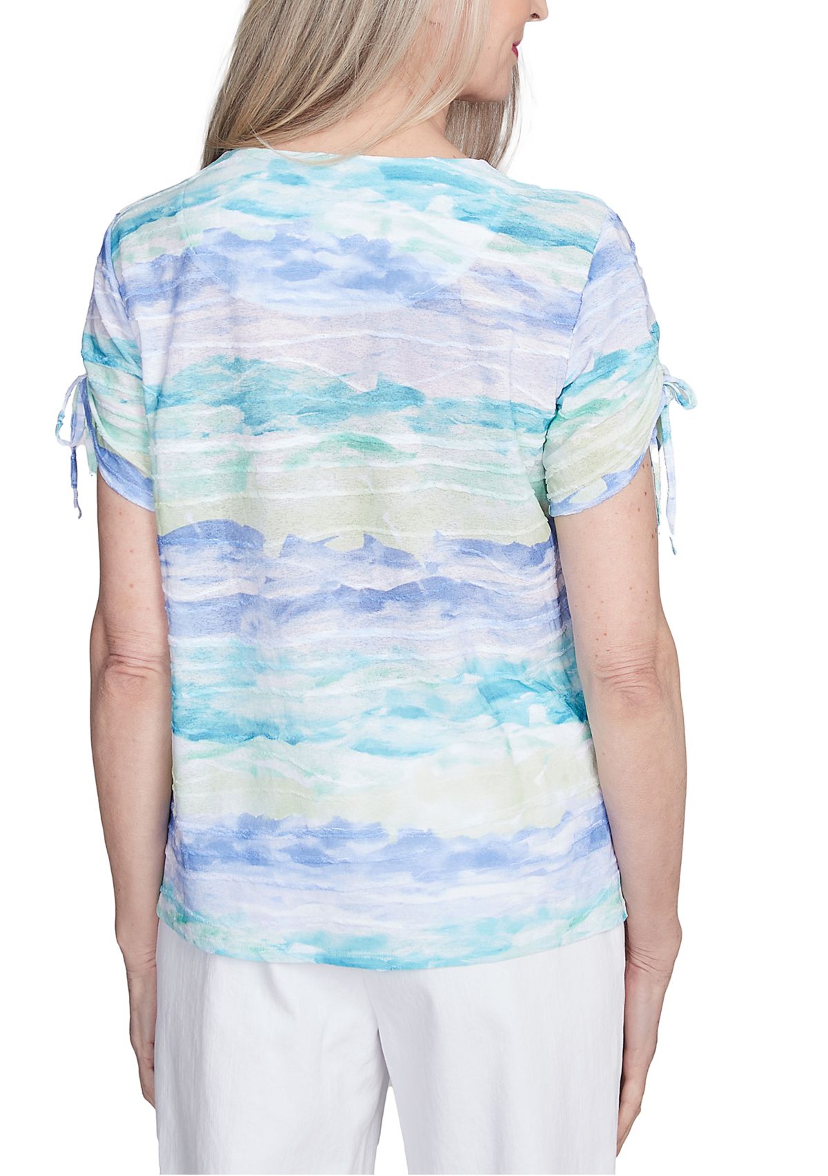 Petite Watercolor Biadere Top