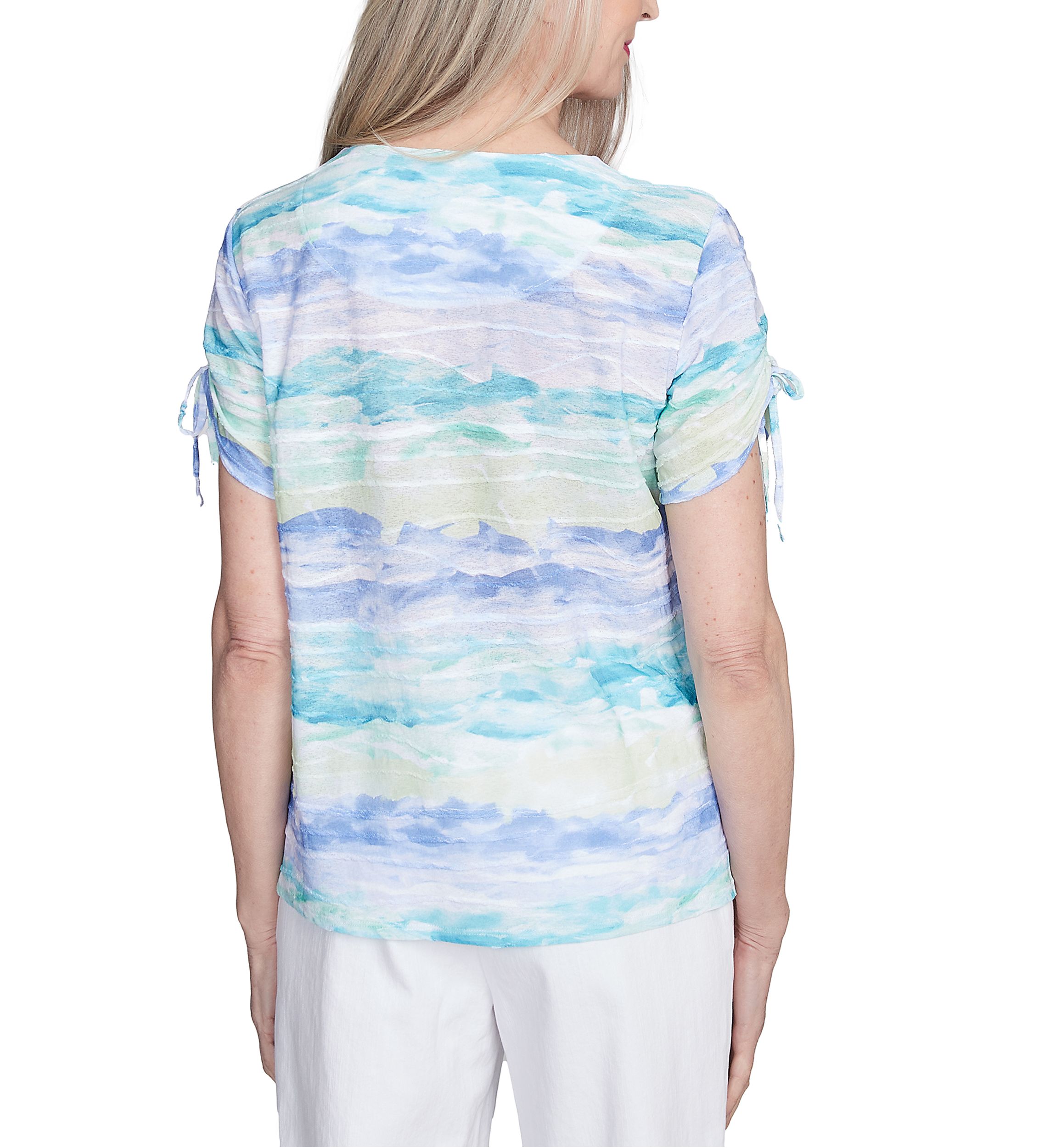 Petite Watercolor Biadere Top