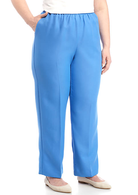 Alfred Dunner Plus Size Classics Pull-on Pants | belk