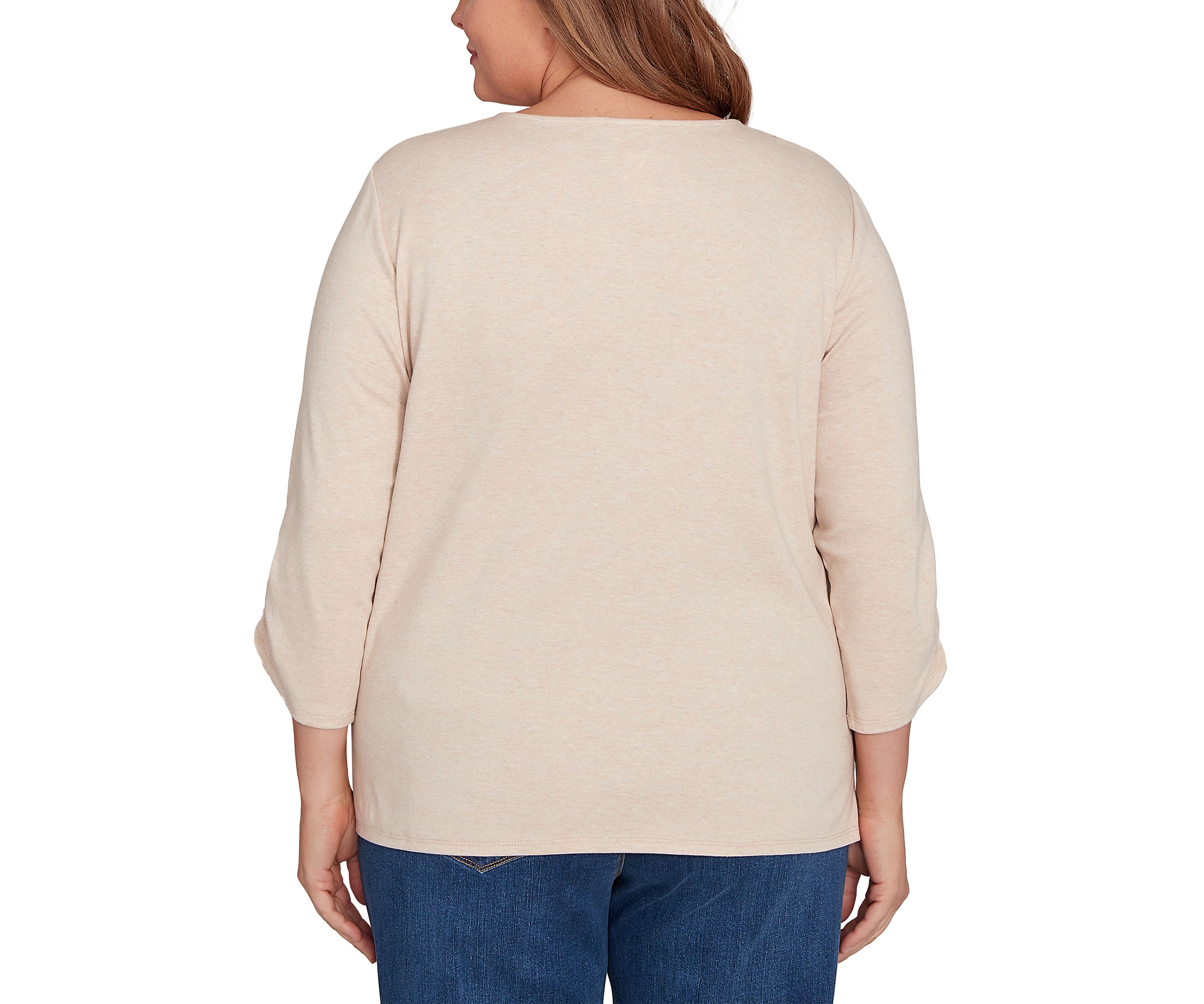 Plus Size Classics Scarecrows Border Top