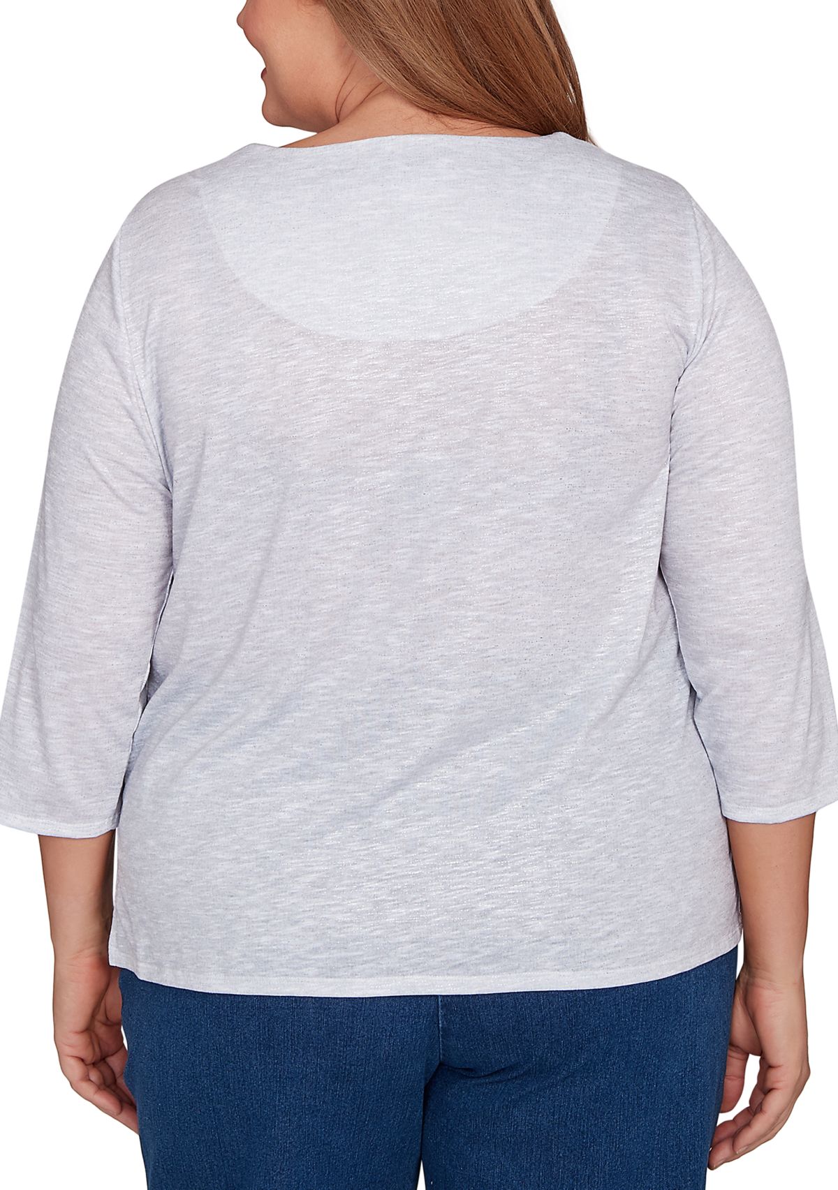 Plus Size Classics Santa & Tree Top