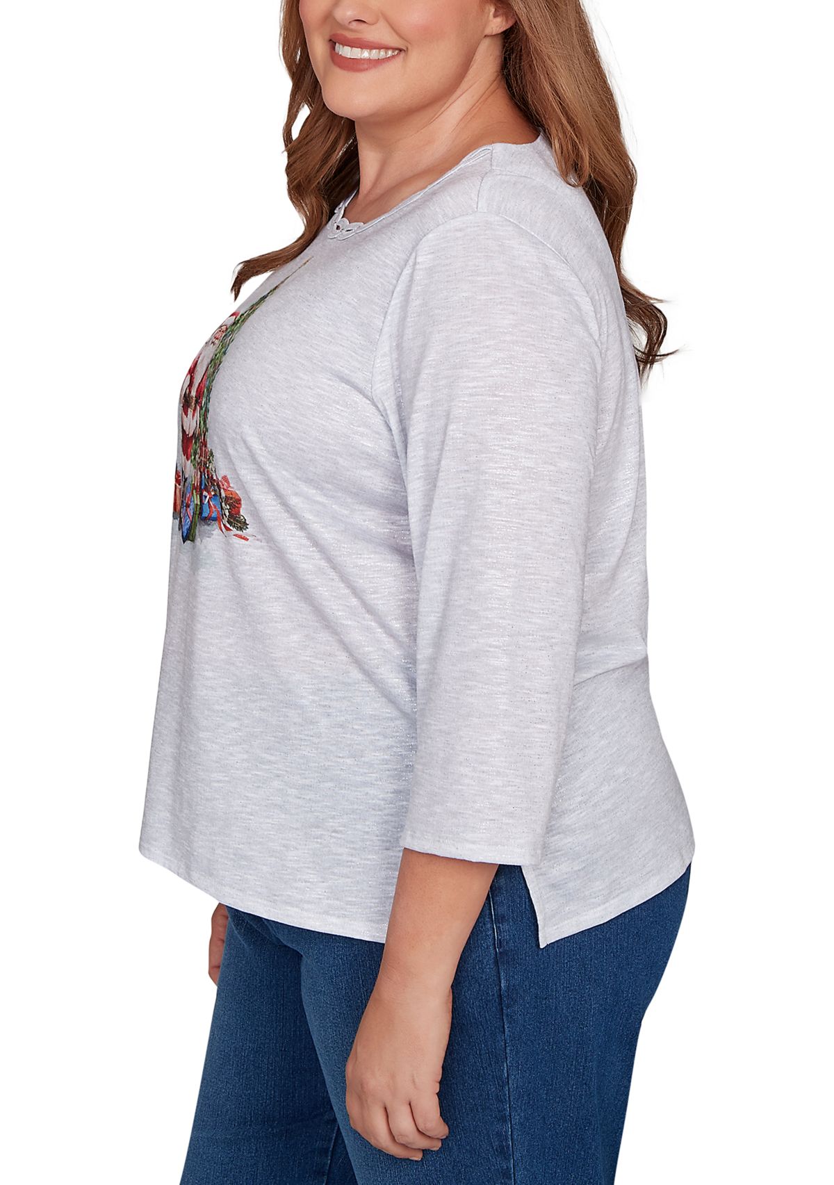 Plus Size Classics Santa & Tree Top